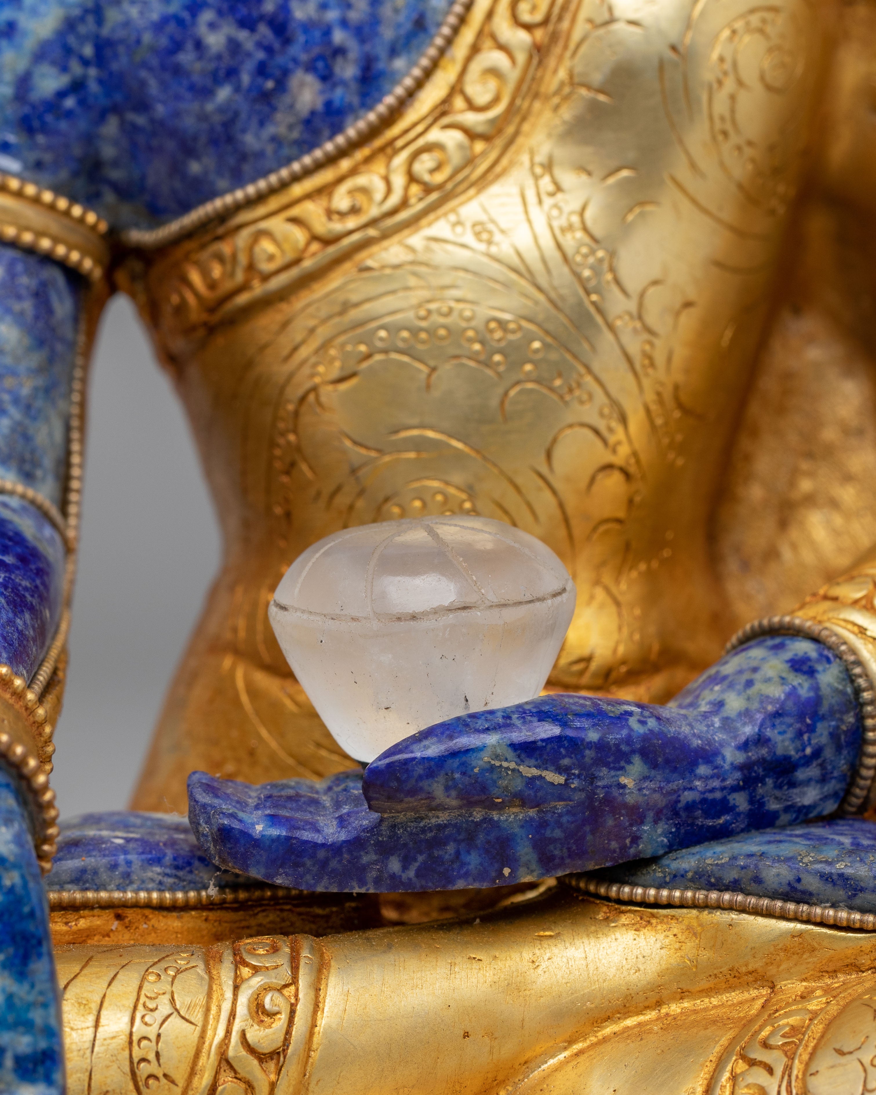 Sacred Tibetan Medicine Buddha Statue | Healing Buddha Artwork for Meditation