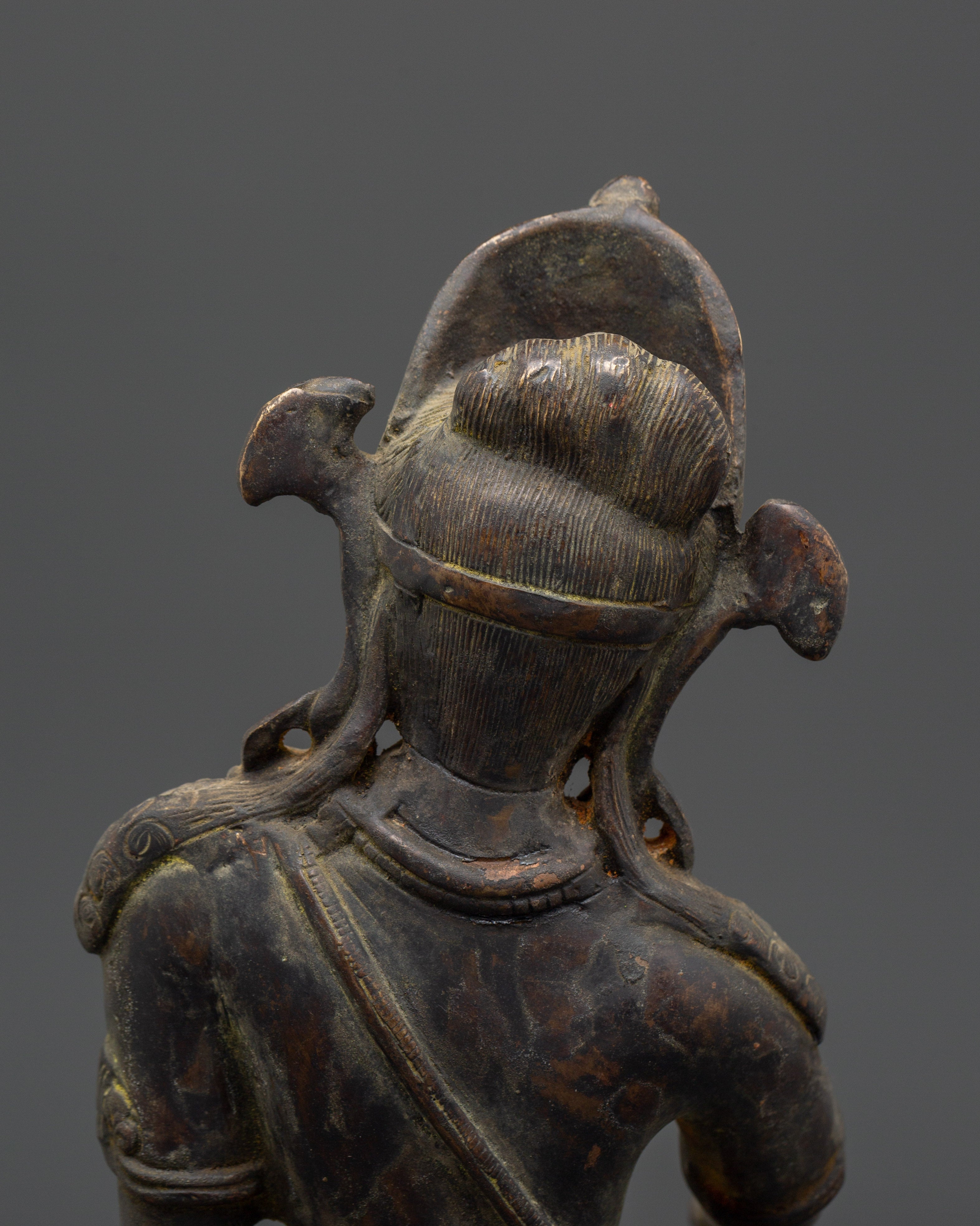 Indra Copper Statue | Antique Finish Statue