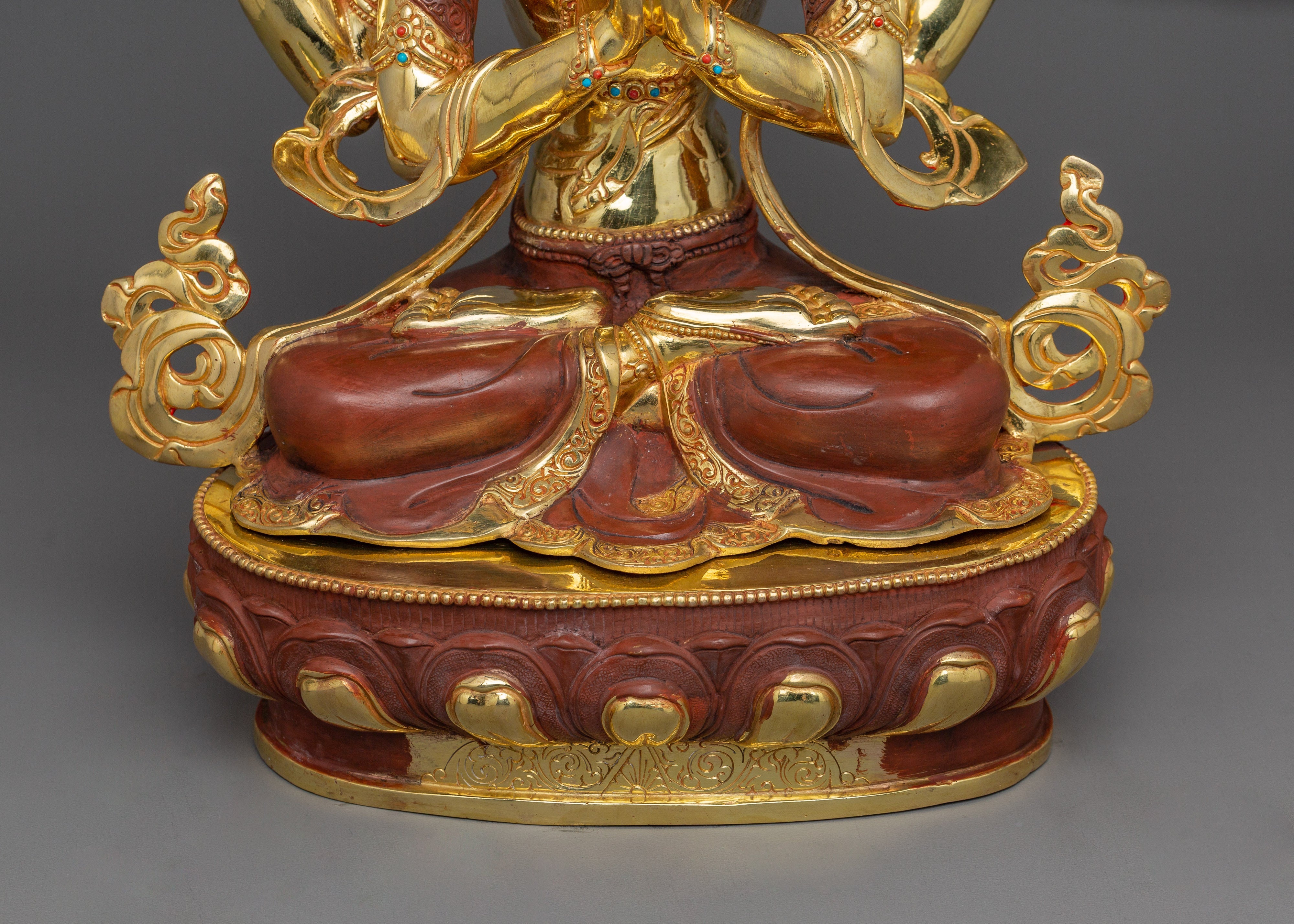Divine Sculpture of Chenrezig | The Bodhisattva of Compassion