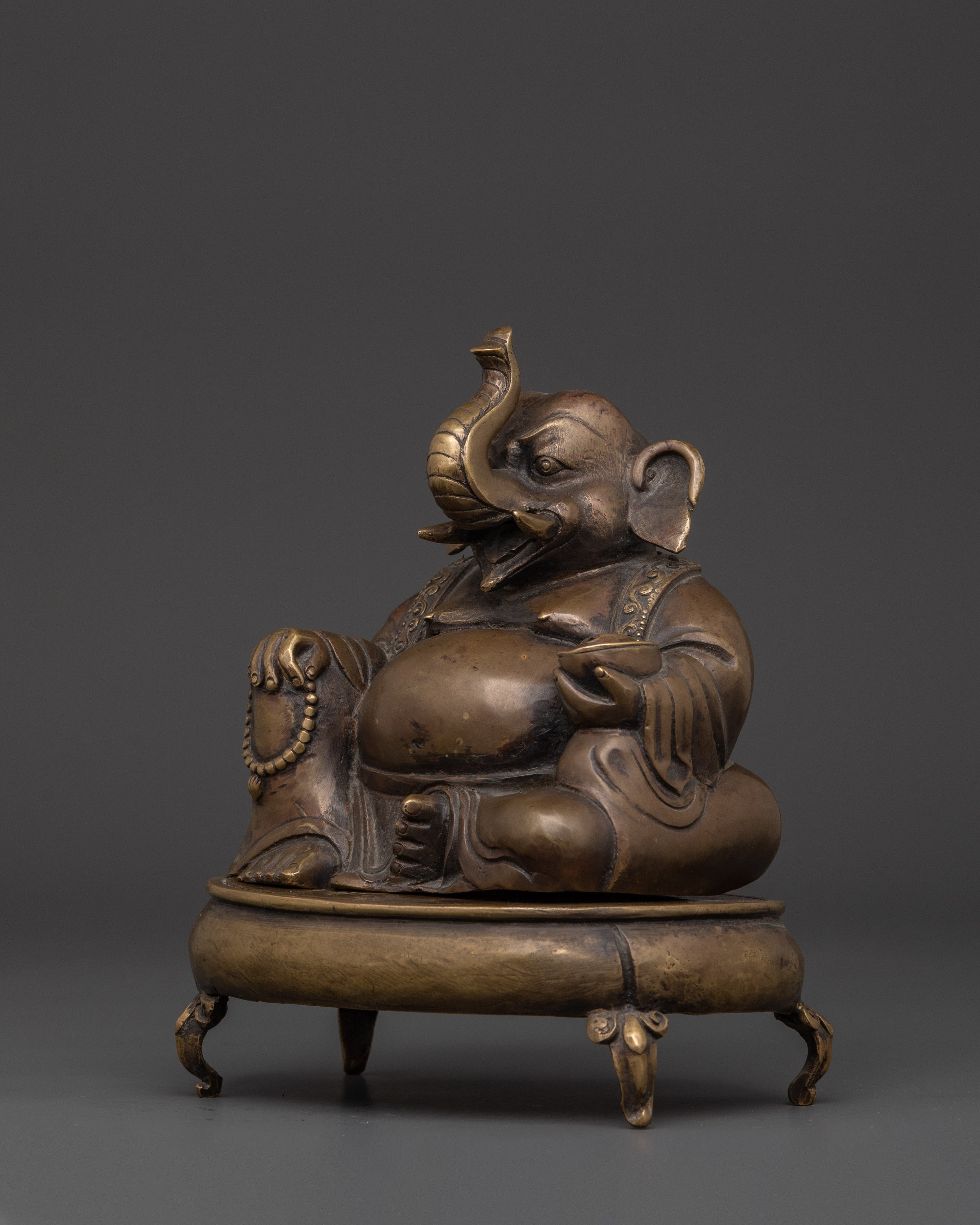 Ganesha Incense Burner | Traditional Elephant God Incense Holder for Meditation
