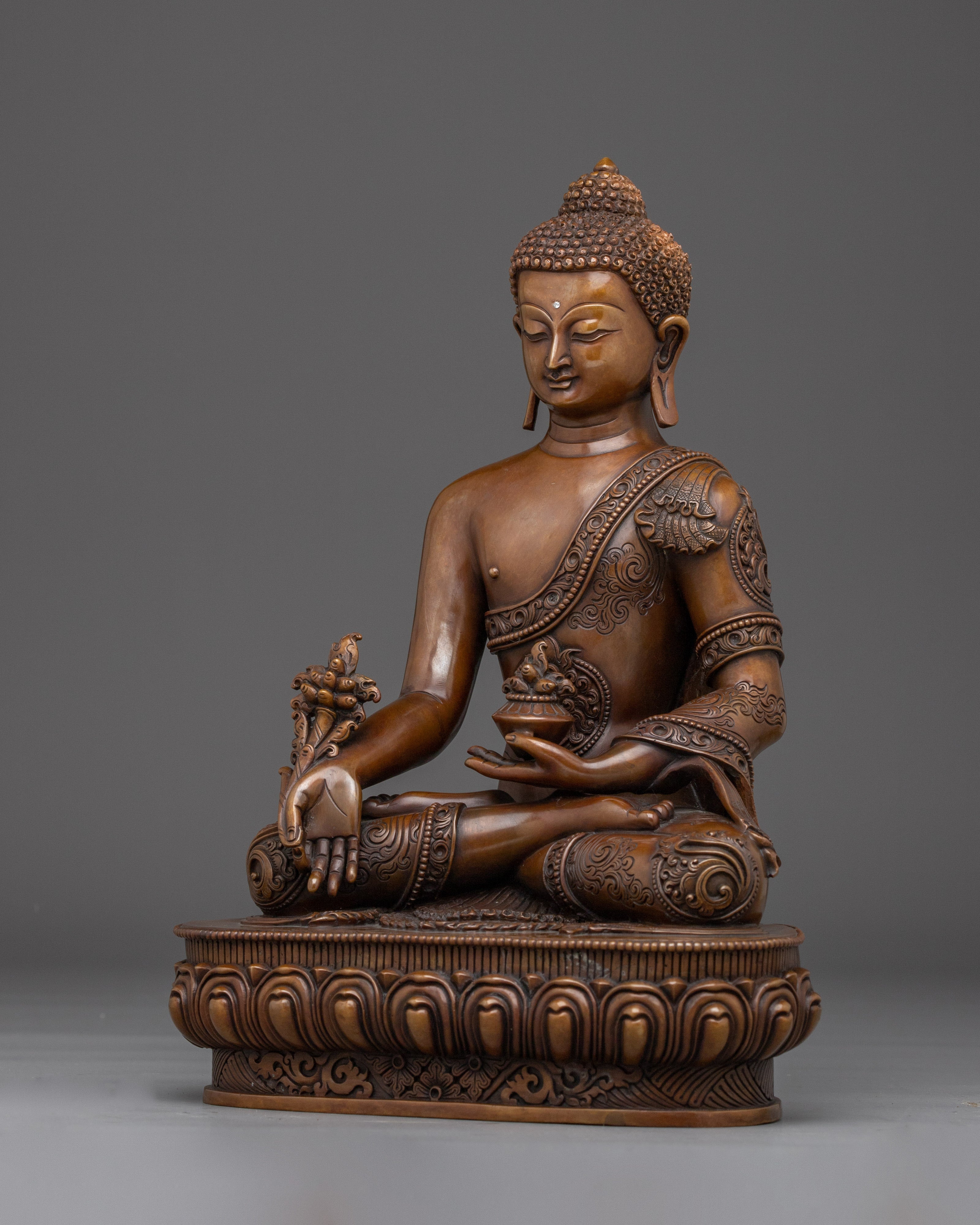 Longevity Medicine Buddha Sculpture | Bhaisajyaguru Statue