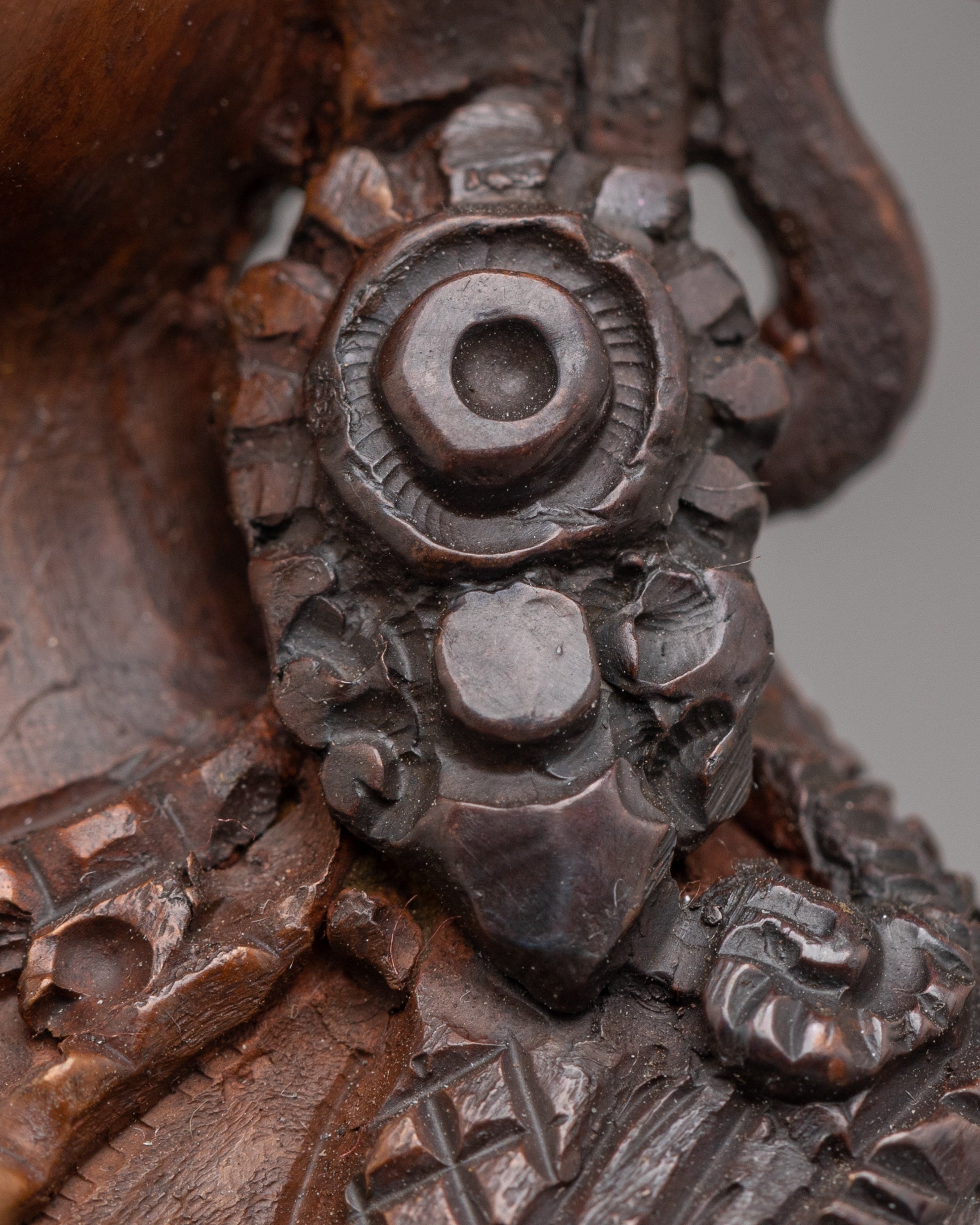 Laxmi Handcrafted Statue | Oxidized Copper Body