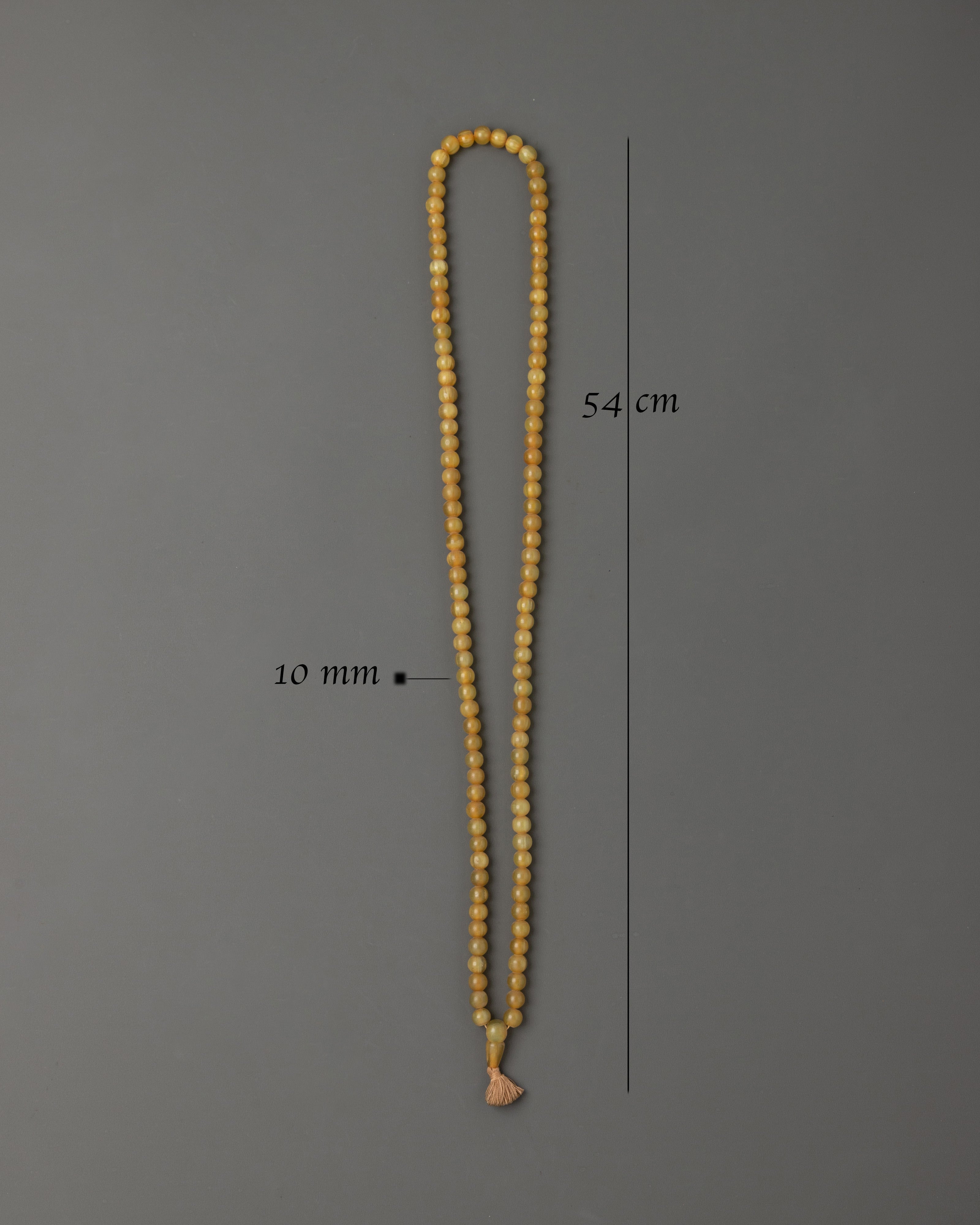 Mala for Dharma | Tibetan Yak Bone Mala for Prayer