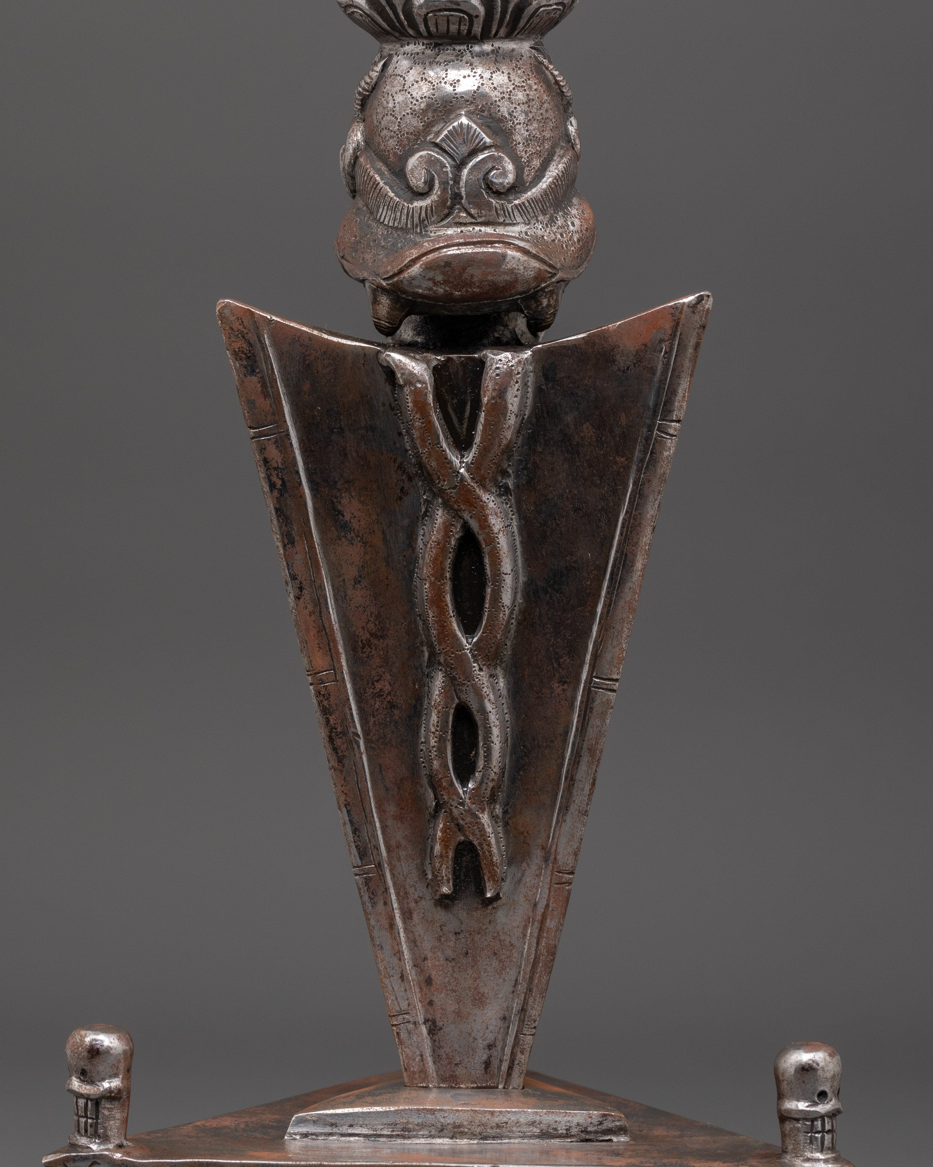 Handcrafted Buddhist Iron Phurba Dagger | Dispelling Negativity