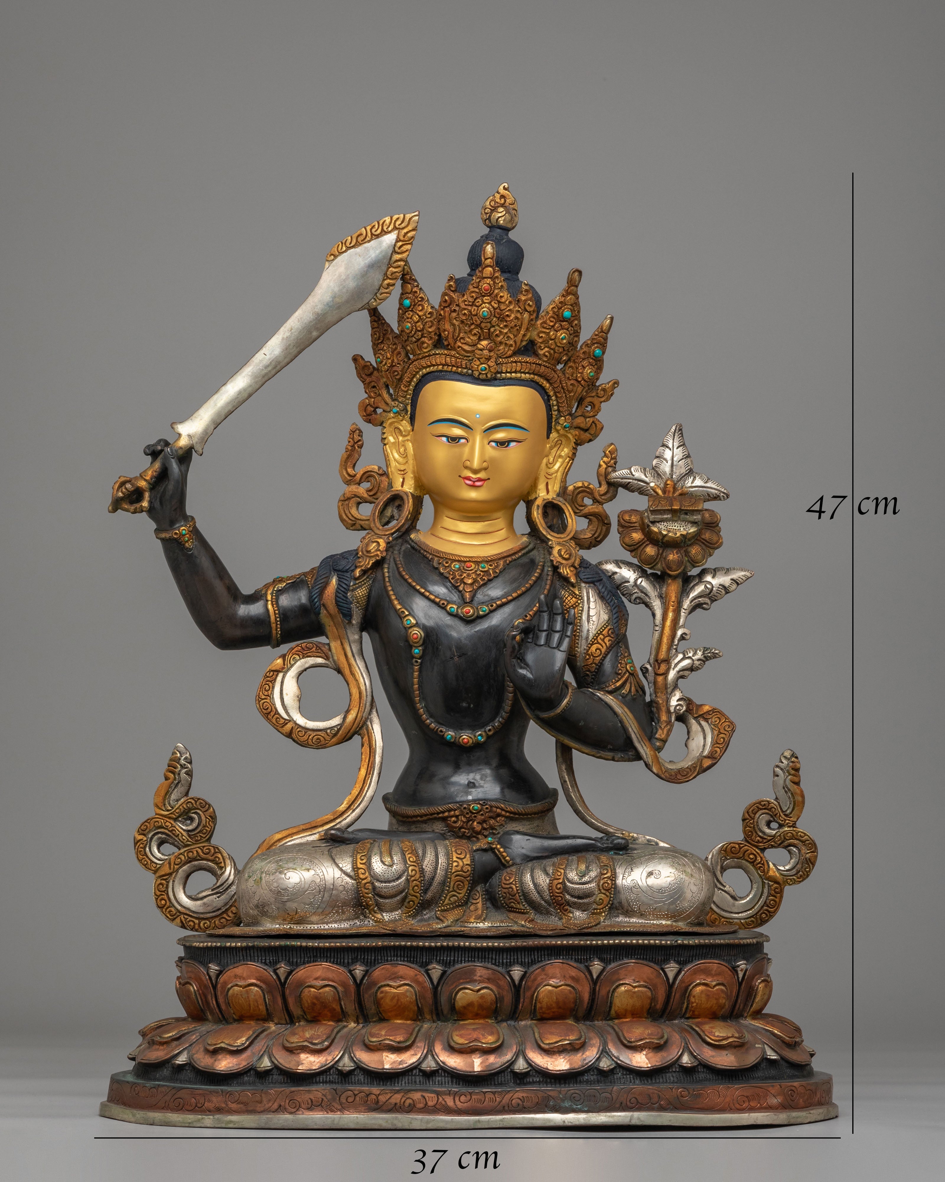 Handmade Manjushri Bodhisattva Statue | Bodhisattva of Wisdom