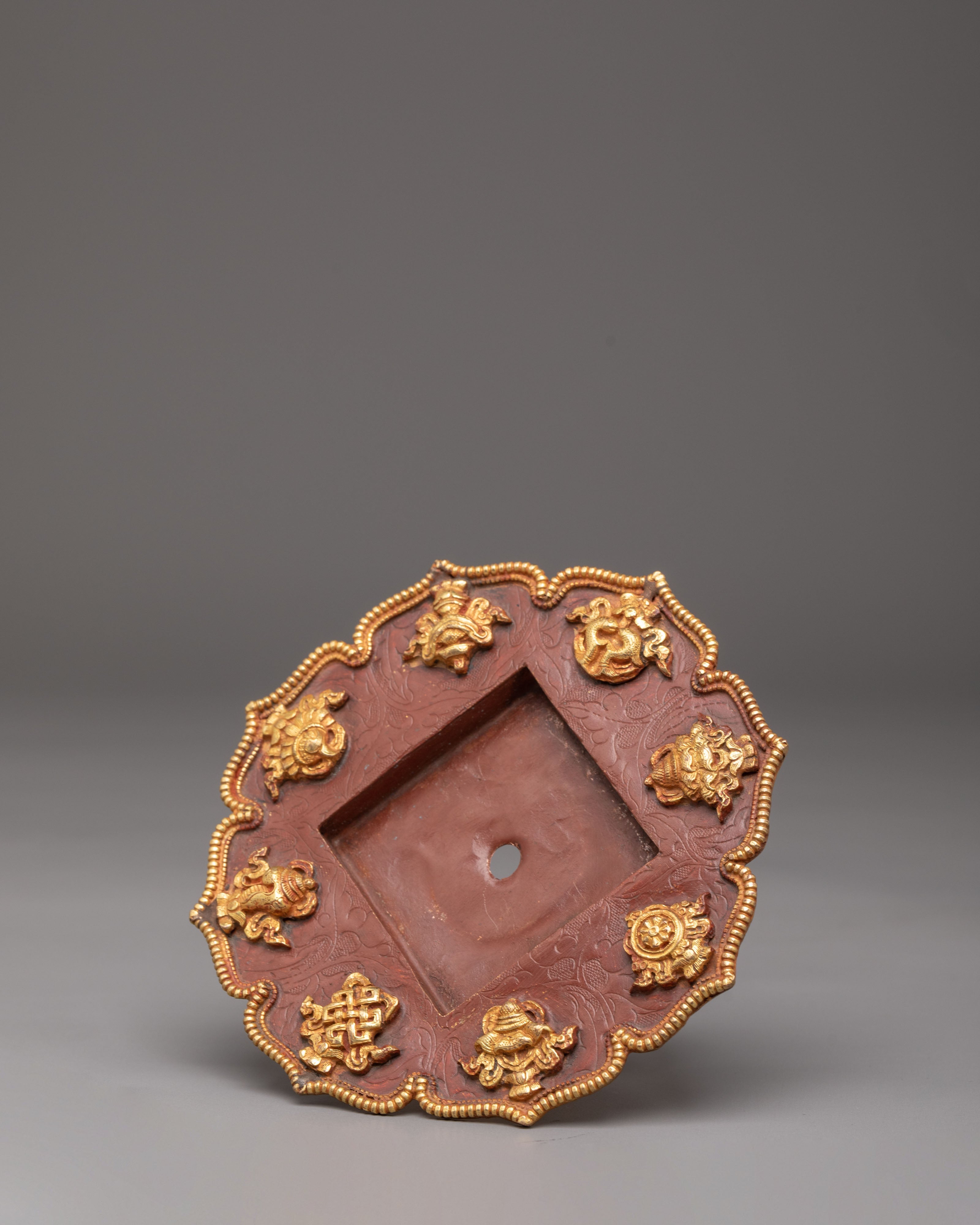 Traditional Buddhist Long Life Vase | Buddhist Copper Vase