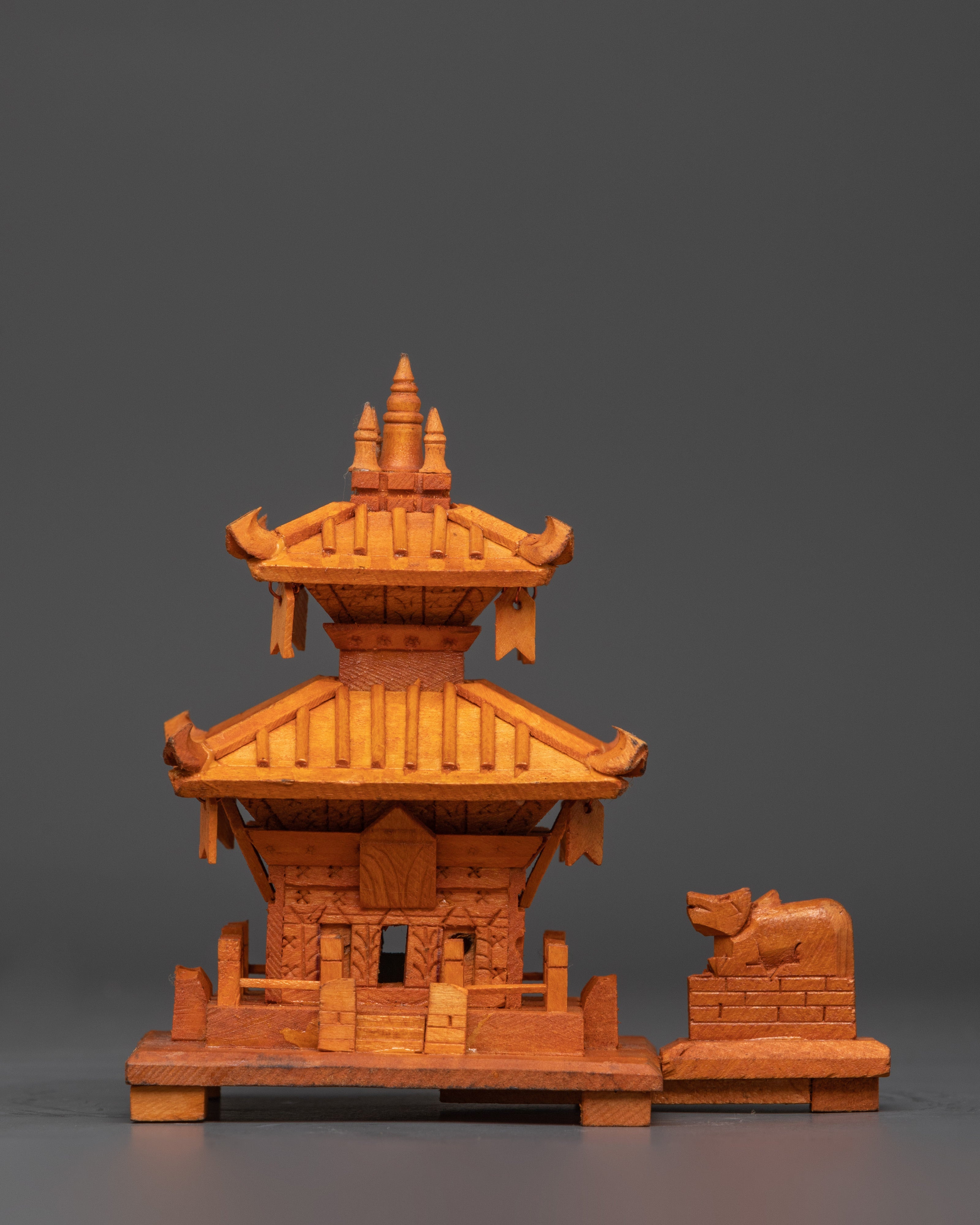 Wooden Buddhist Religious Stupa | For Ritual Use