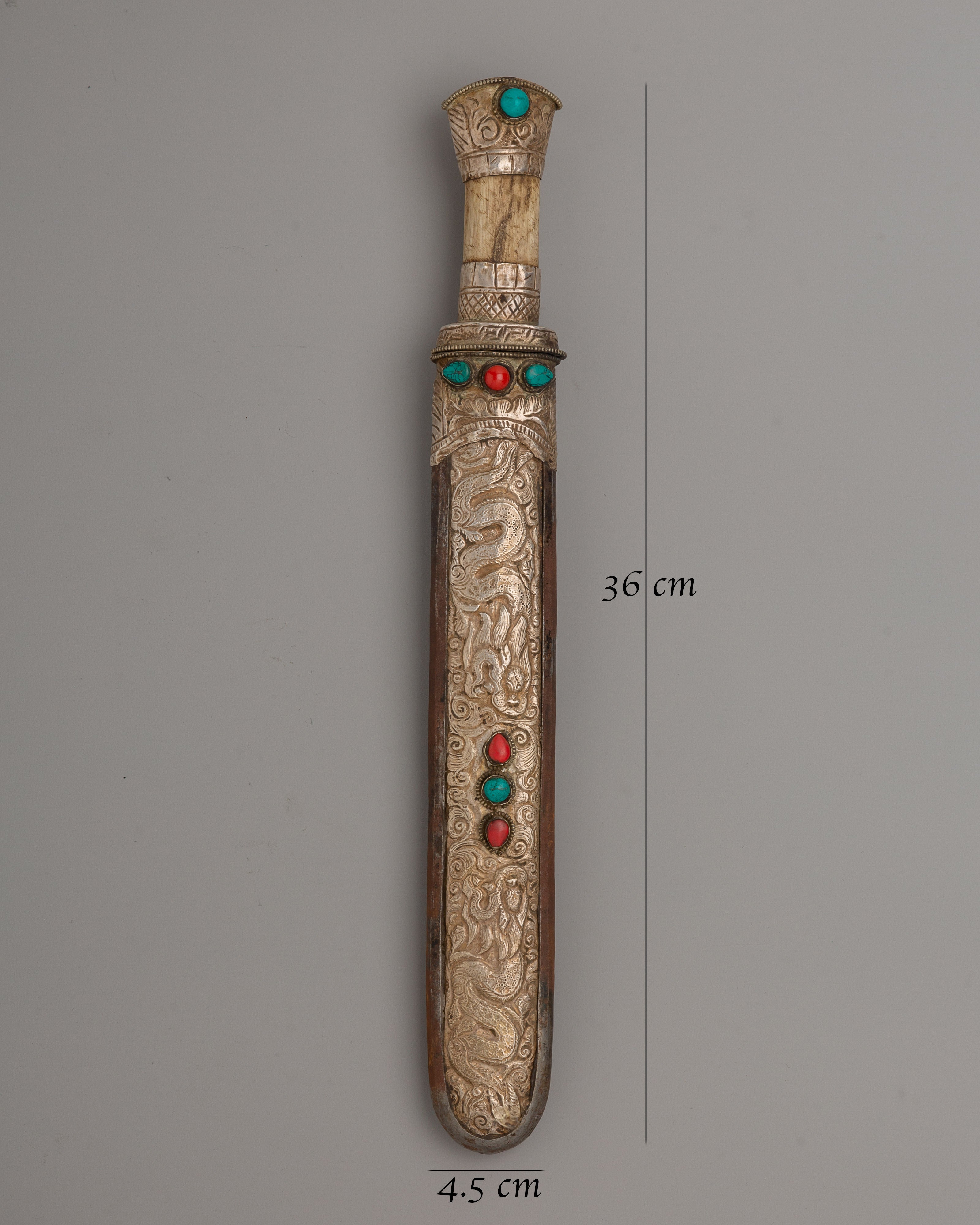 Tibet Ritual Dagger Handcrafted Ritual Himalayan Knife | Tibetan Ceremonial Dagger