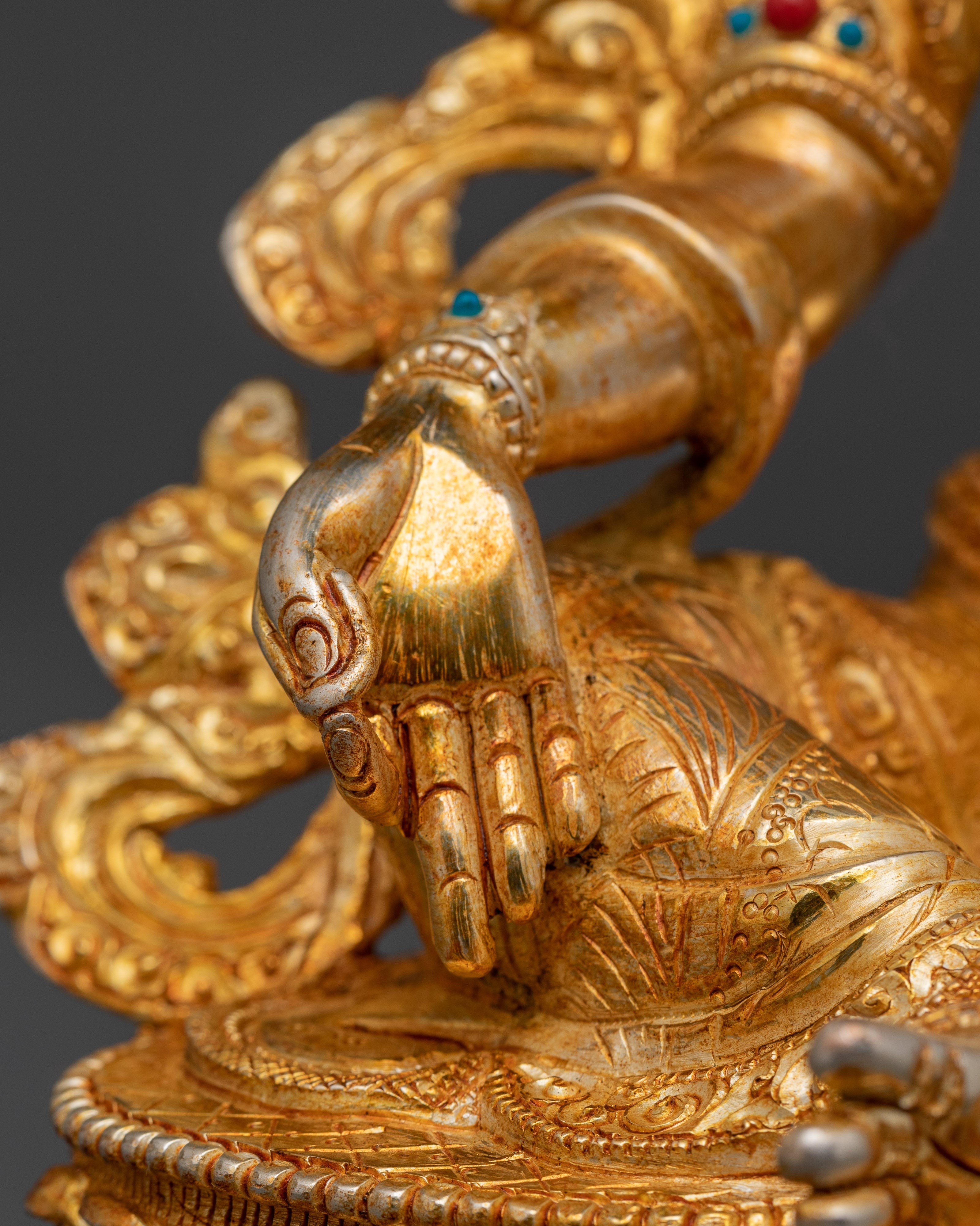 Green Tara Handcrafted Sculpture | Embodiment of compassion