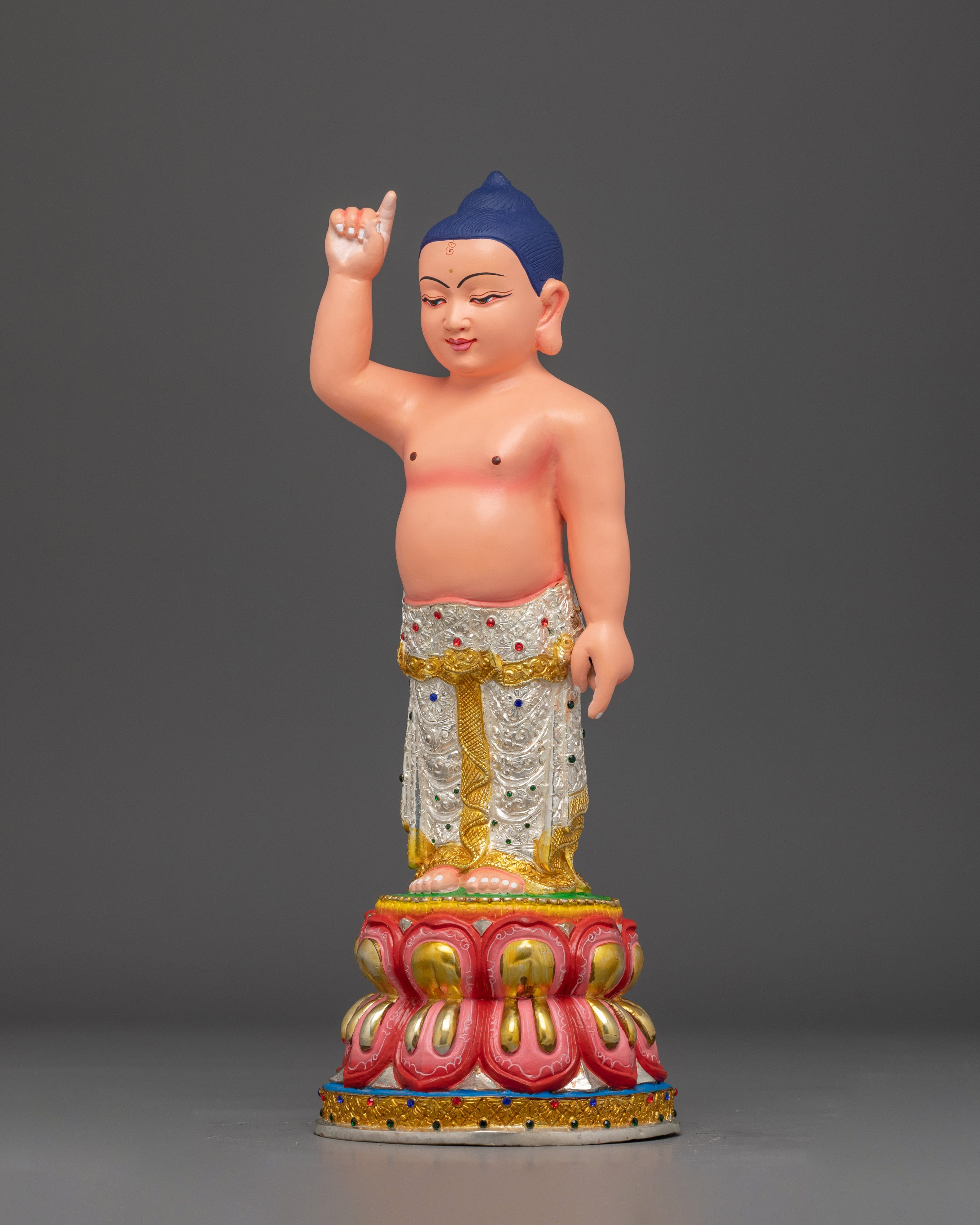 Tranquil Little Buddha Statue | Tibetan Baby Buddha Sculpture