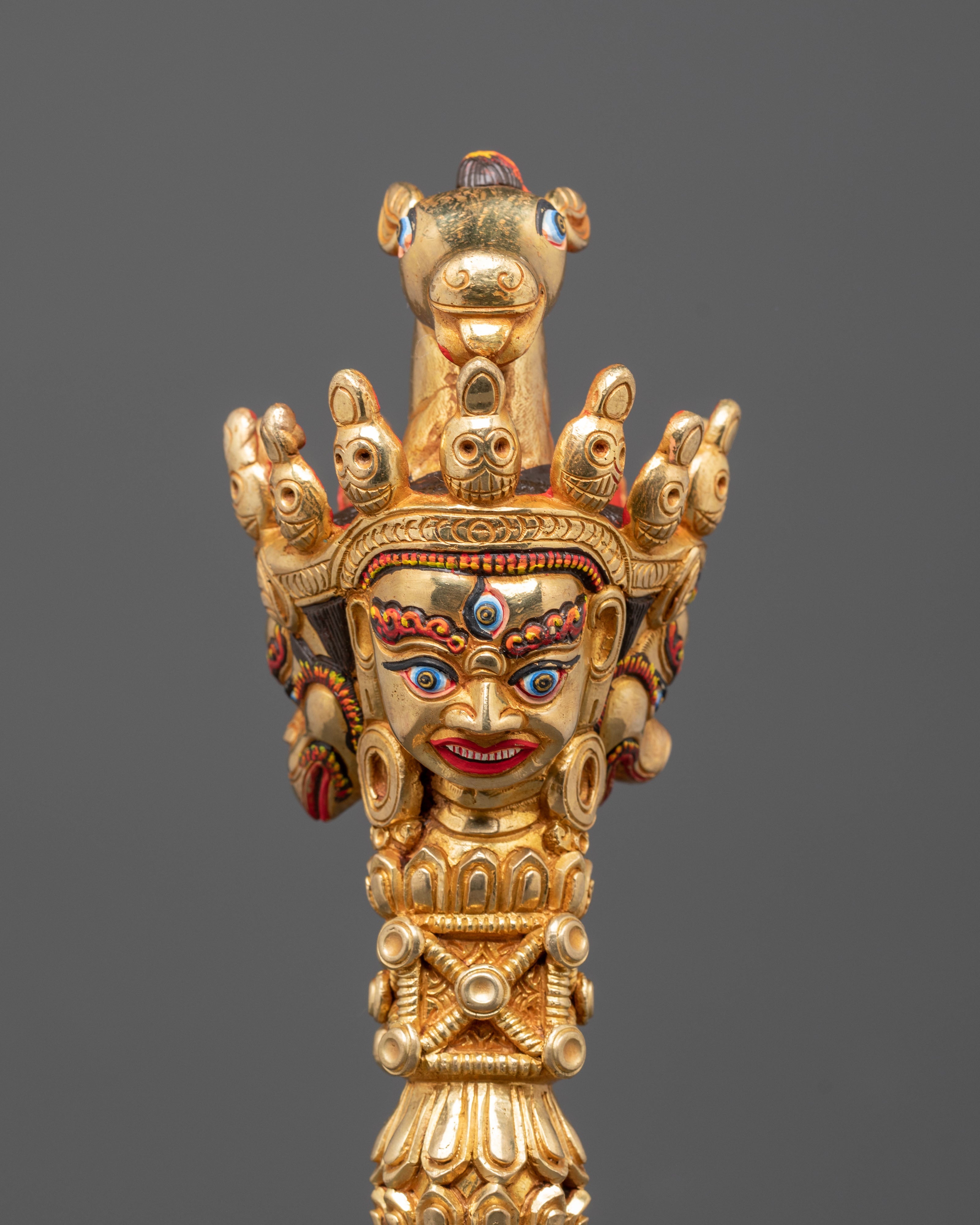 Copper Tibetan Ritual Phurba | Phurba for Buddhist Rituals