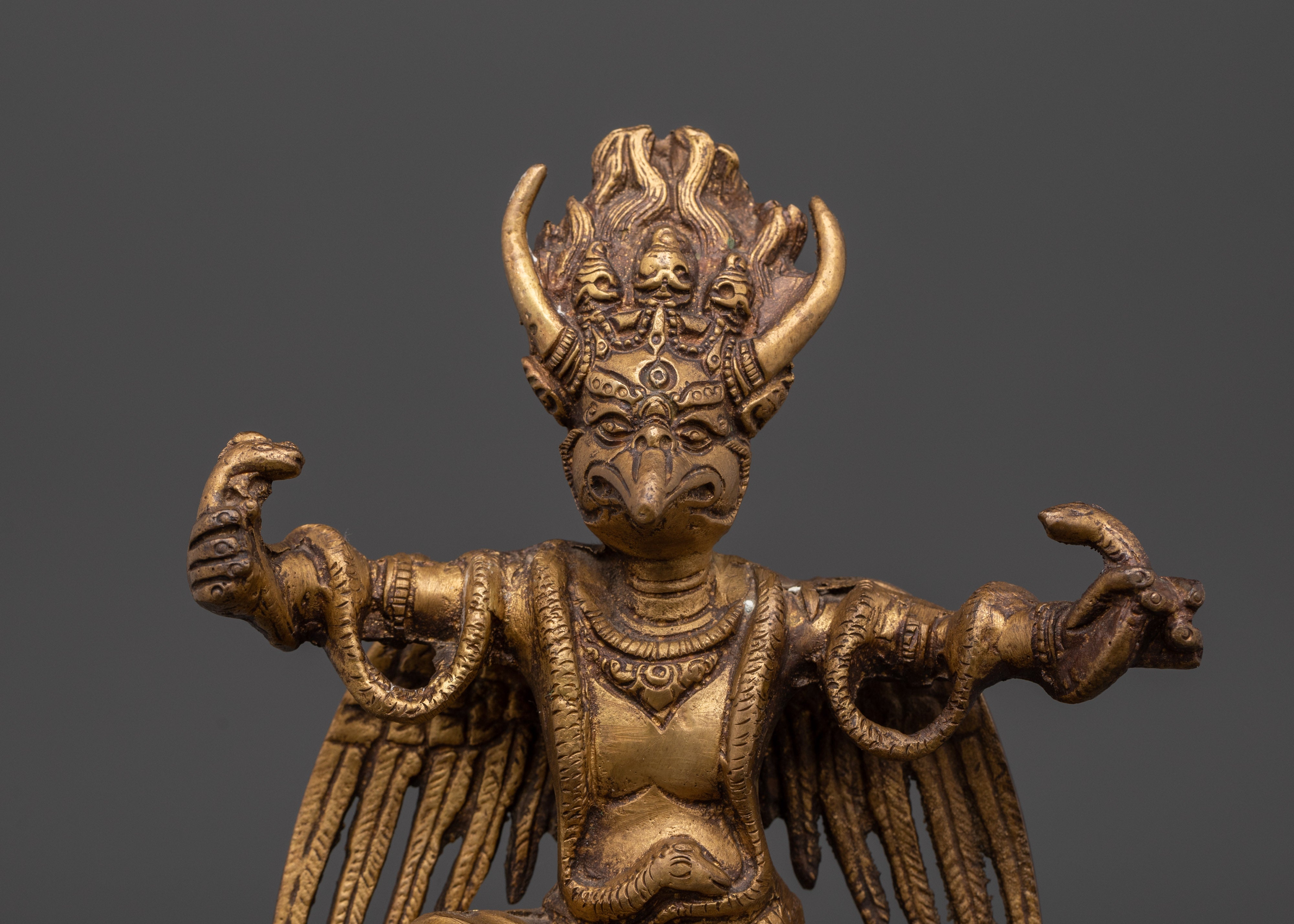 Sacred Mythical Bird Garuda Statue | Divine Protector Sculpture for Spiritual Spaces