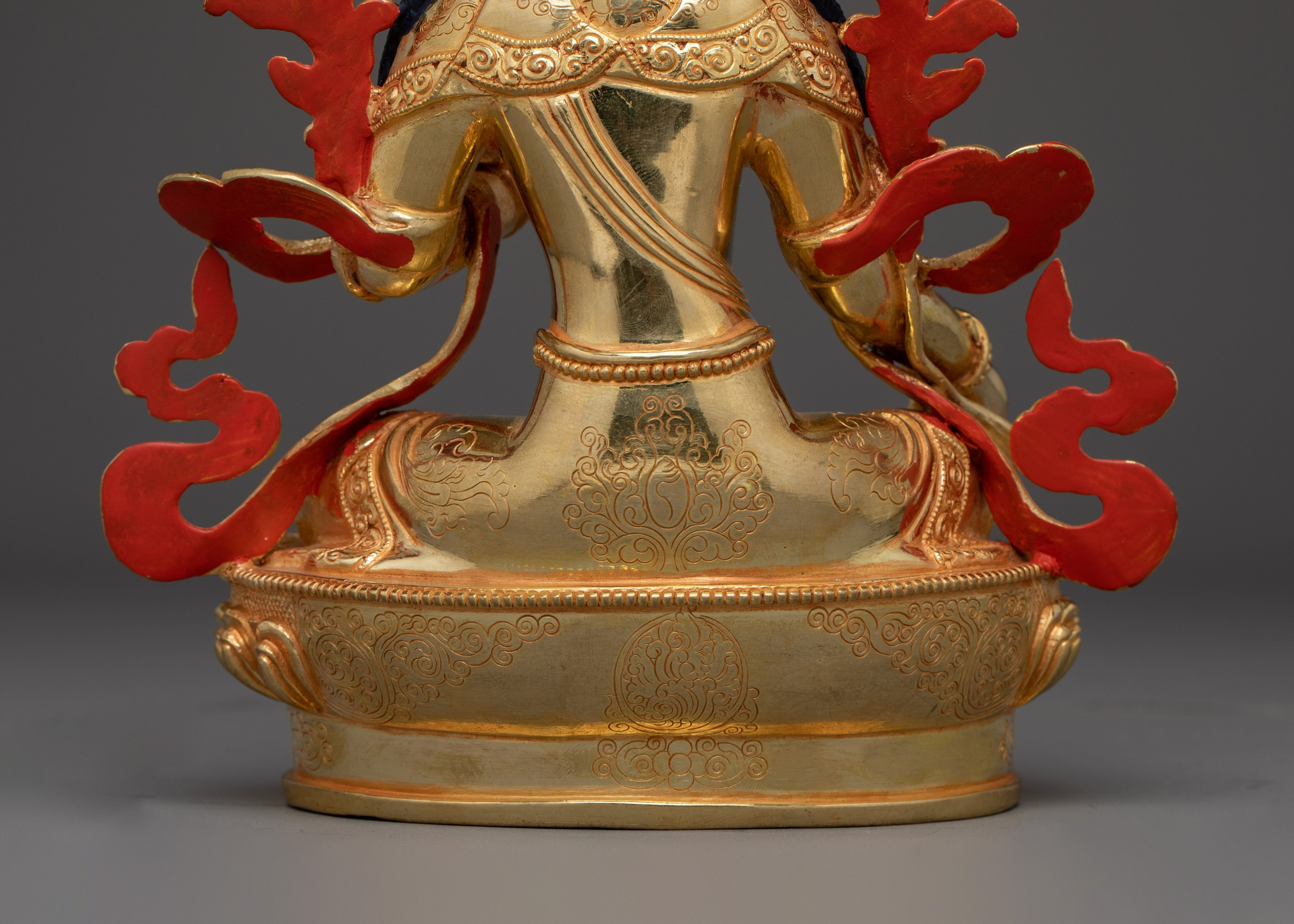 Shyama Tara Bodhisattva Handmade Artwork | Himalayan Green Tara Statue