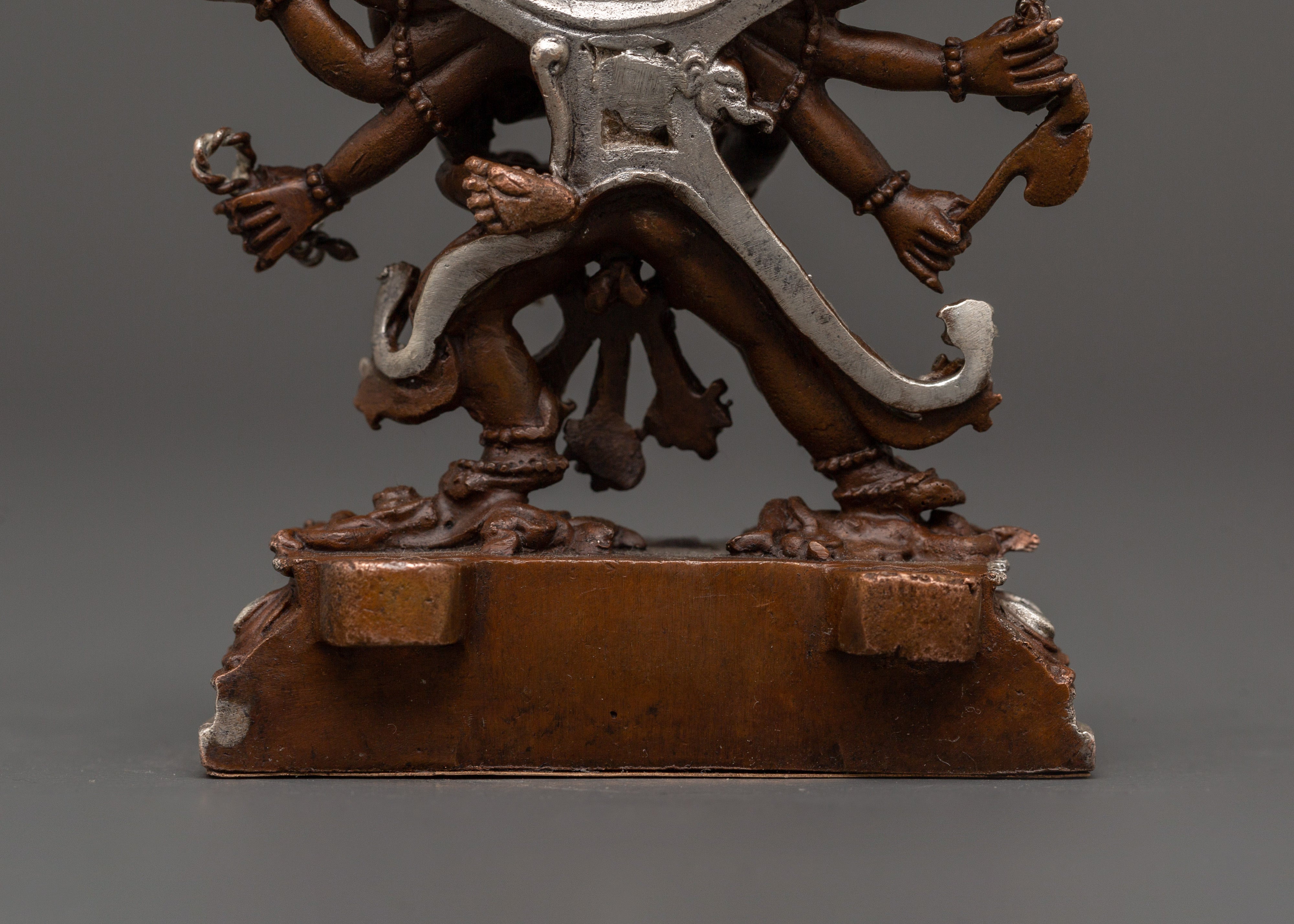 Chakrasambhara Copper Statue | Buddhist Deity Sculpture
