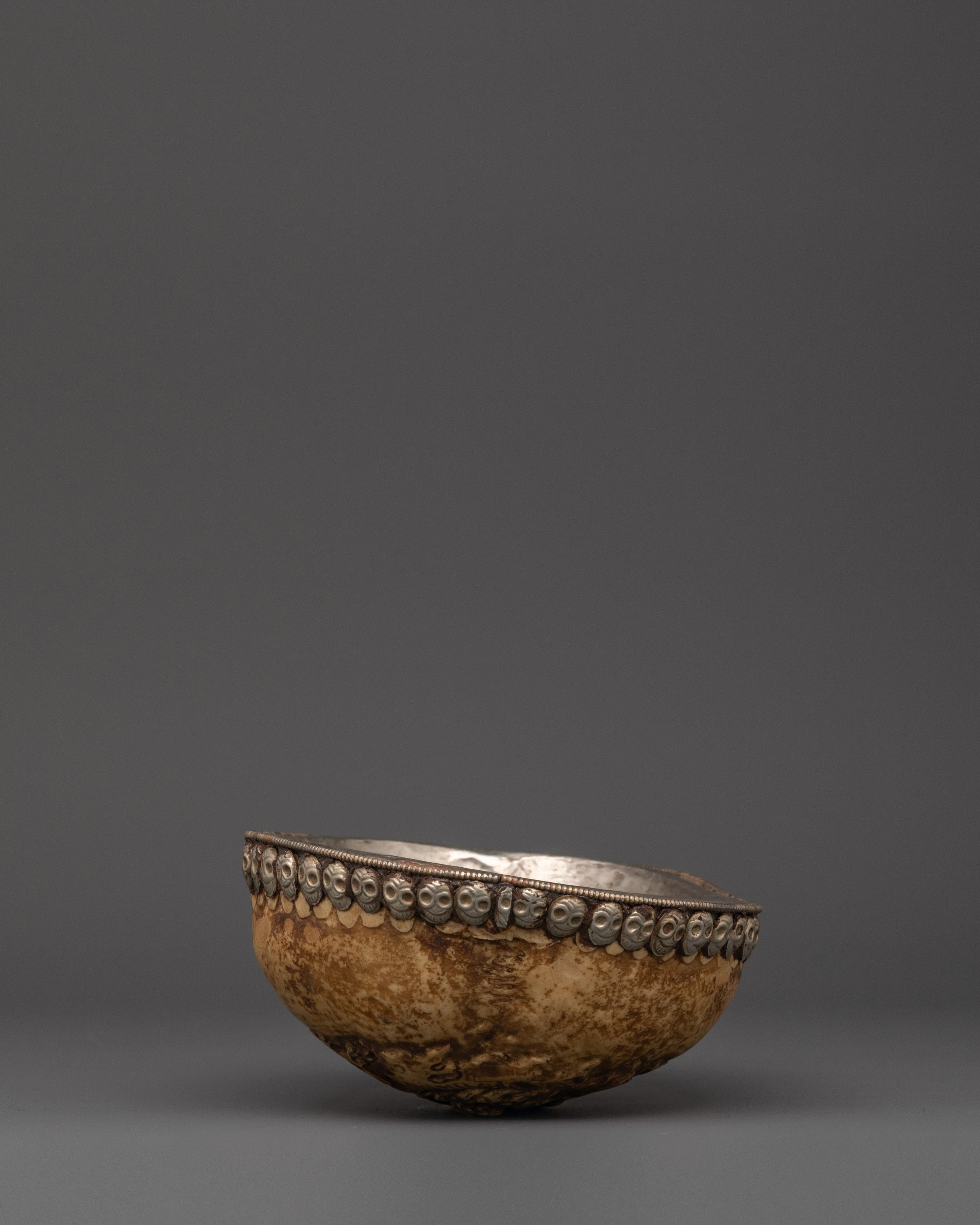 Kapala Tibetan Artifact |  Ritual Cup for Meditation
