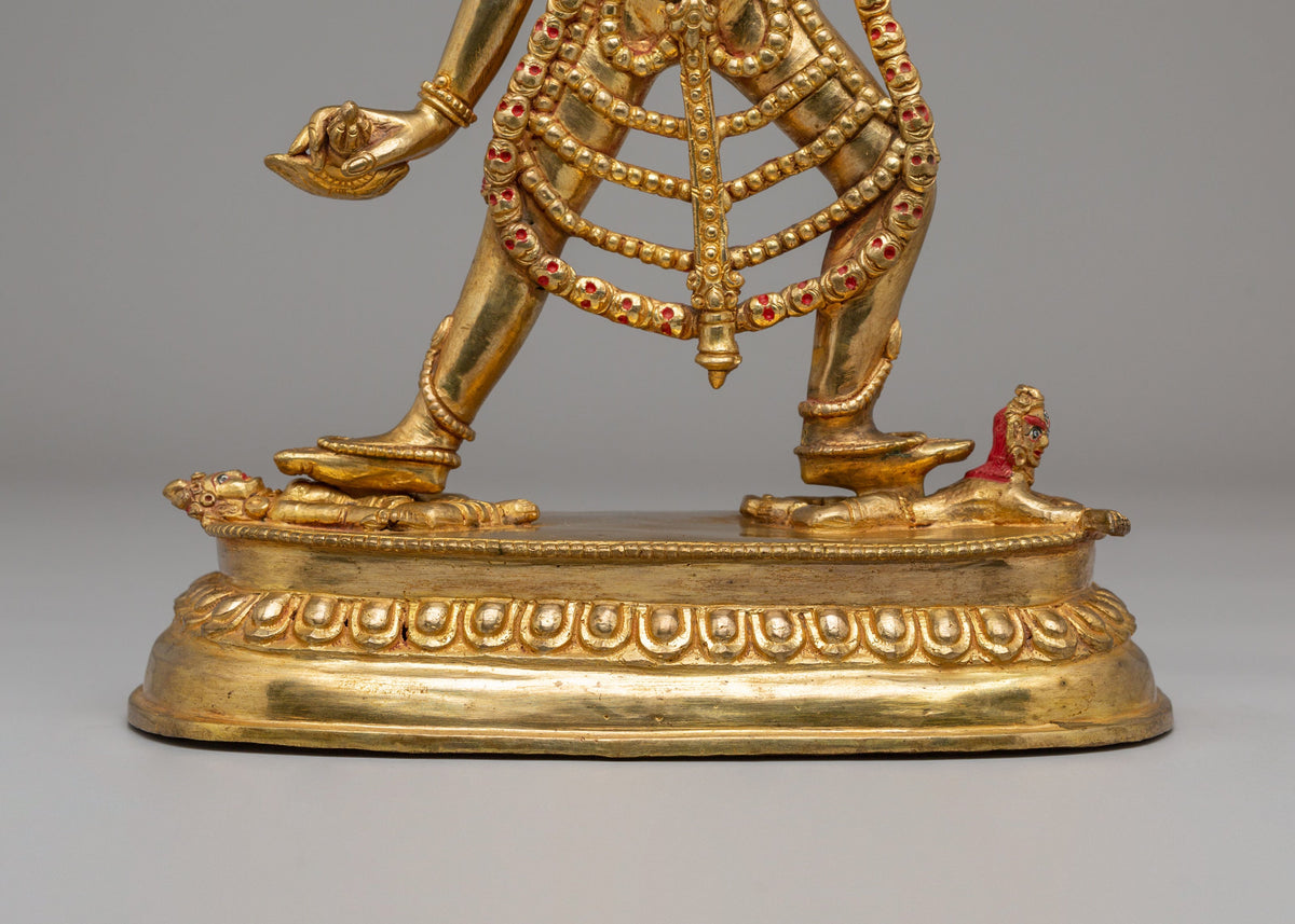 Sacred Himalayan Vajrayogini Deity Statue | Tibetan Buddhist Goddess Artwork