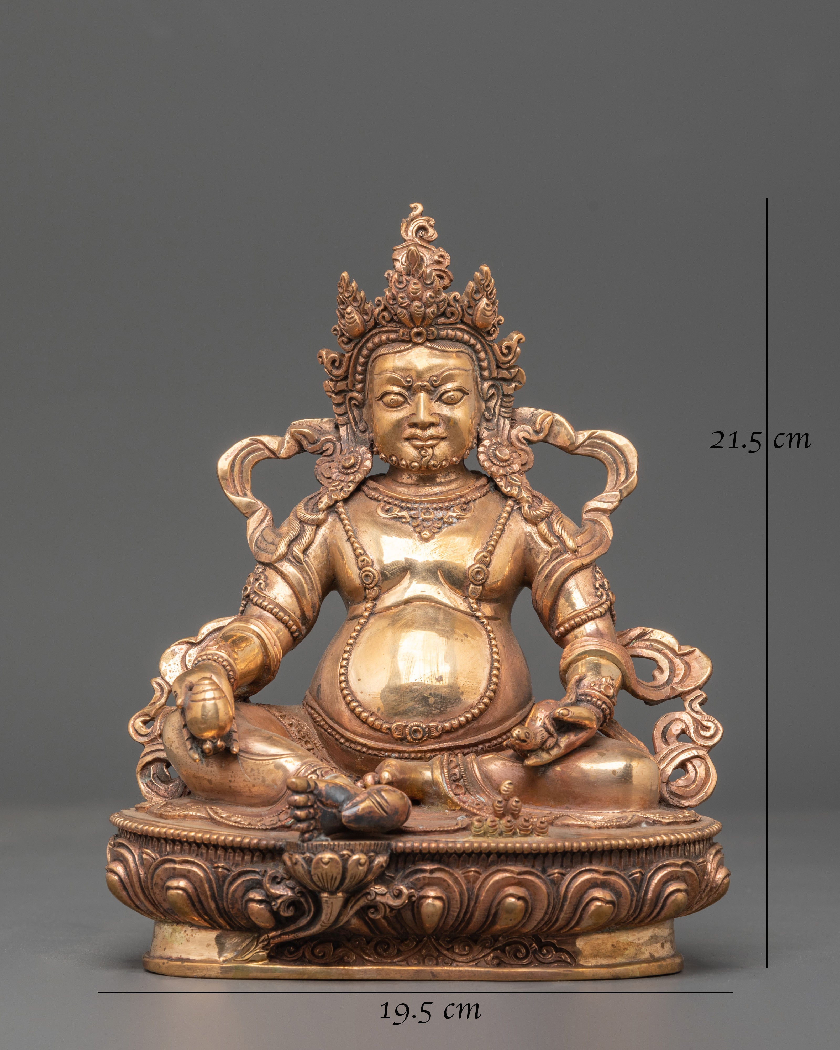 Himalayan Wealth Deity Dzambhala Statue | Symbol of Wealth