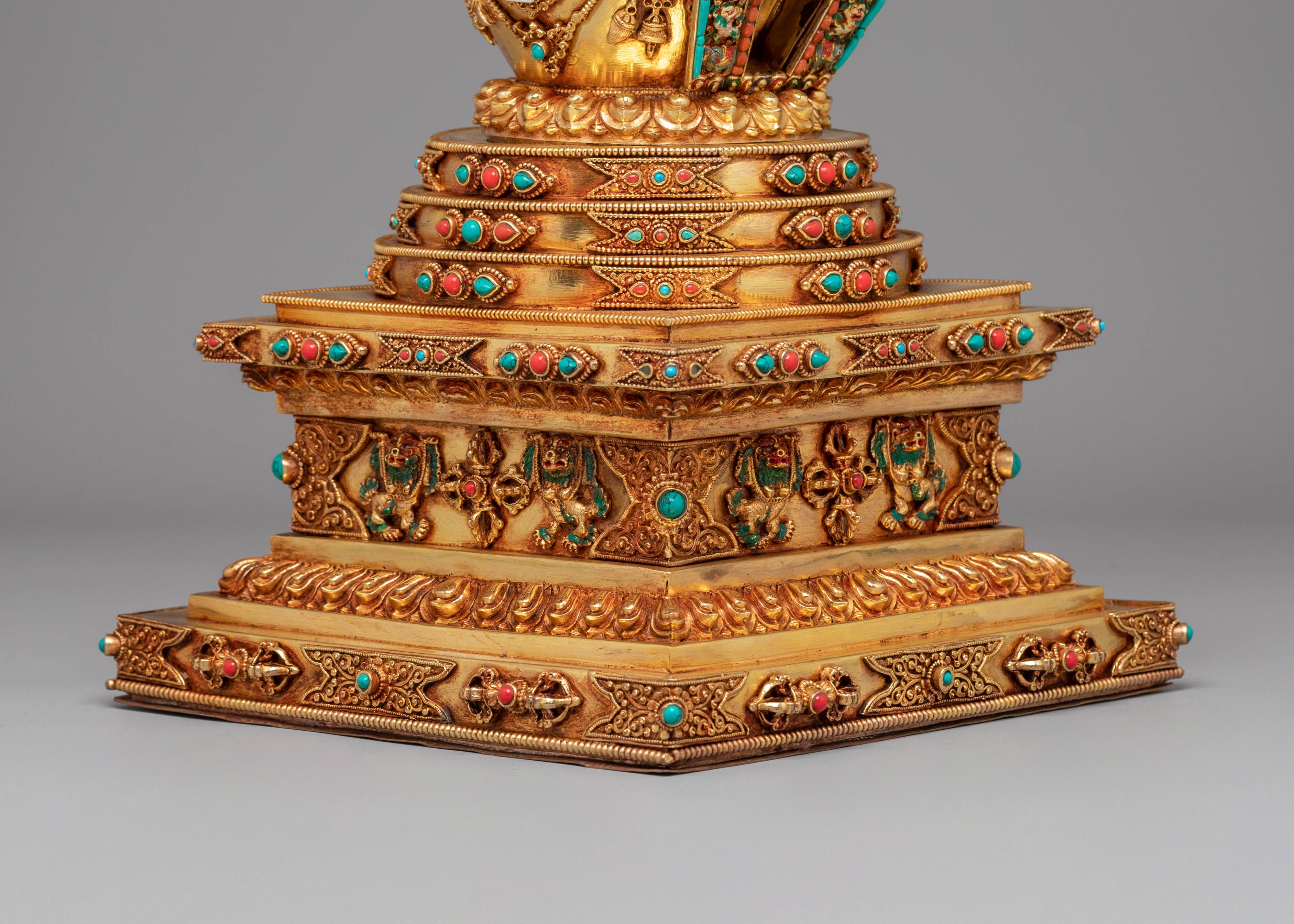 Handcrafted Tibetan Stupa for Ceremonies | Symbol of Enlightenment