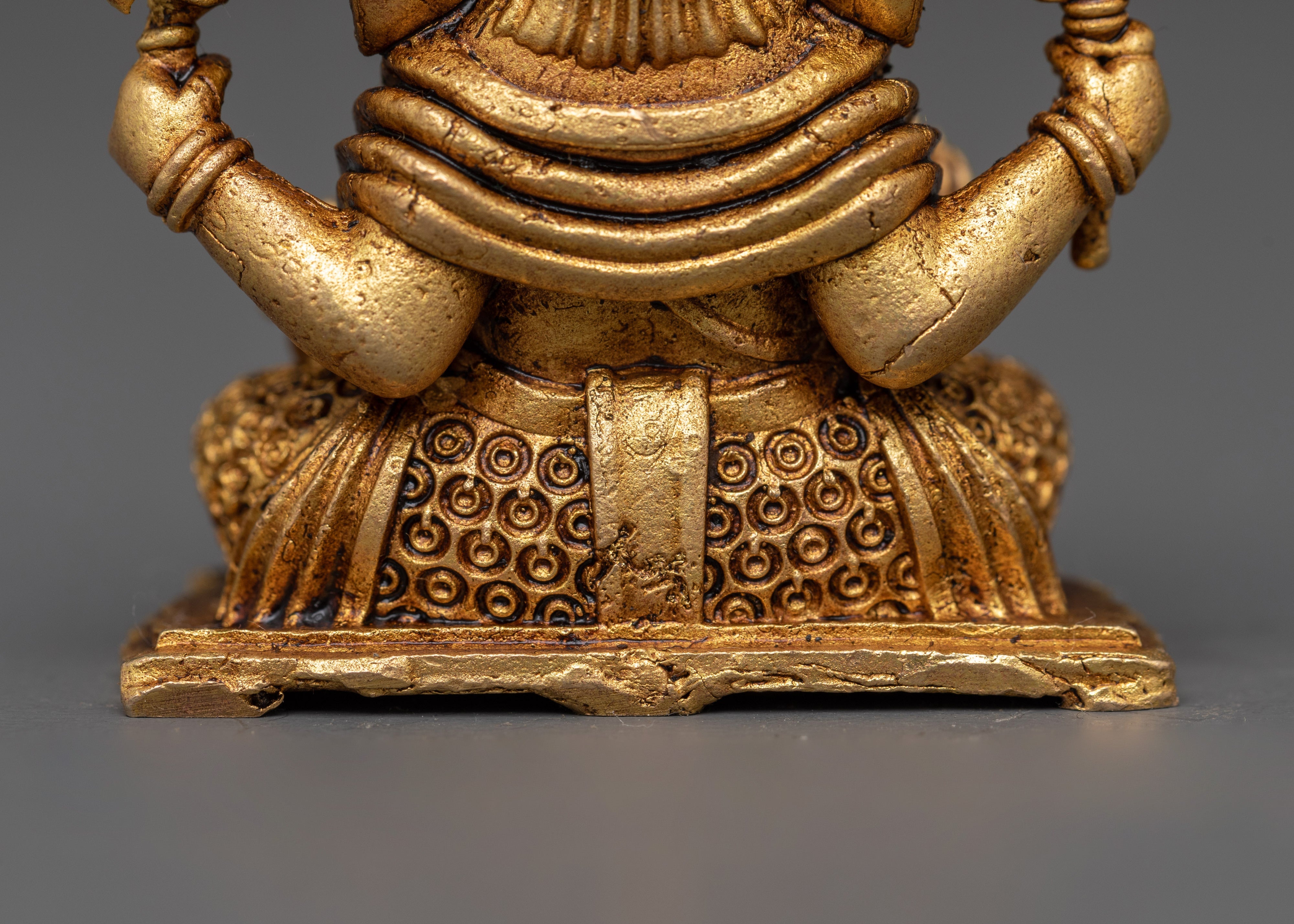 Ganesh with Halo Statue | Spiritual Wisdom & Protection Deity