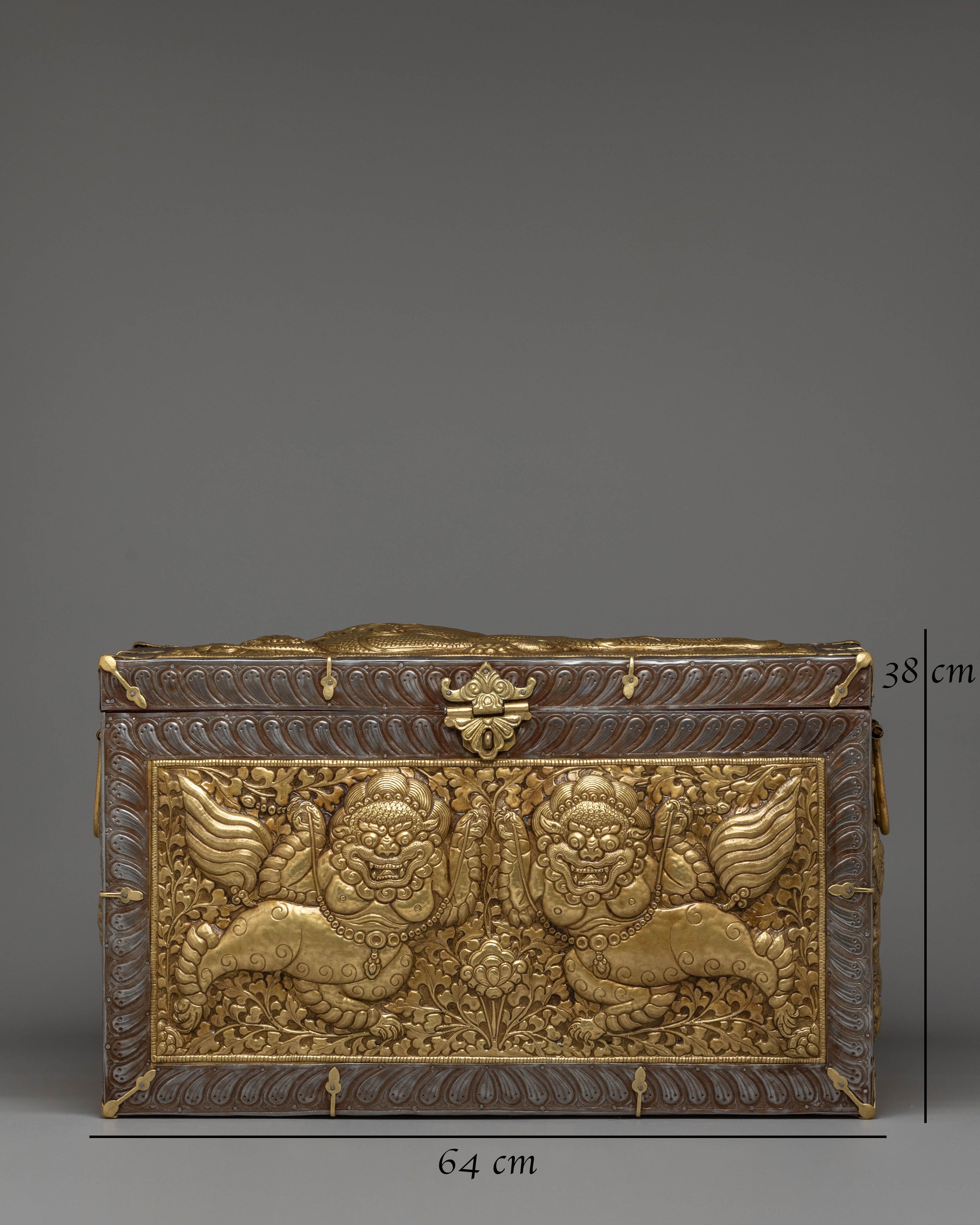 Handcrafted Tibetan Treasure Box | Copper Artwork