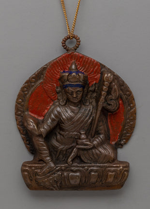 Oxidized Brass Guru Rinpoche Locket 