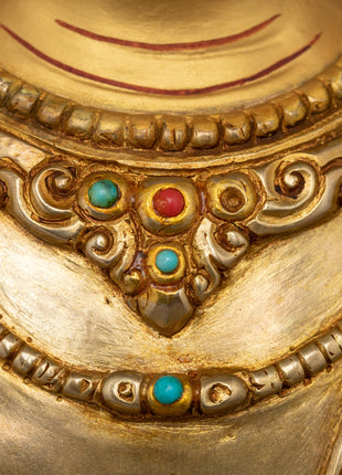 Dzambhala Kuber Buddhist Deity Statue | Wealth Guardian Sculpture
