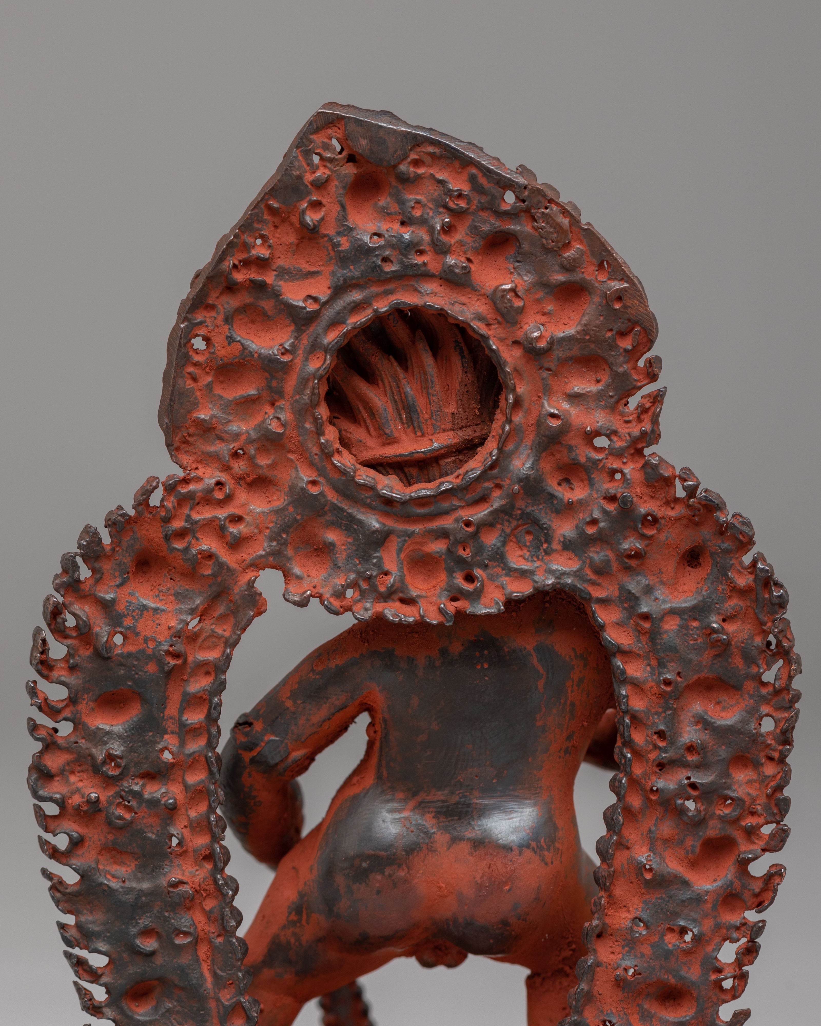 Spiritual Black Dzambhala Statue | Buddhist Wealth Deity