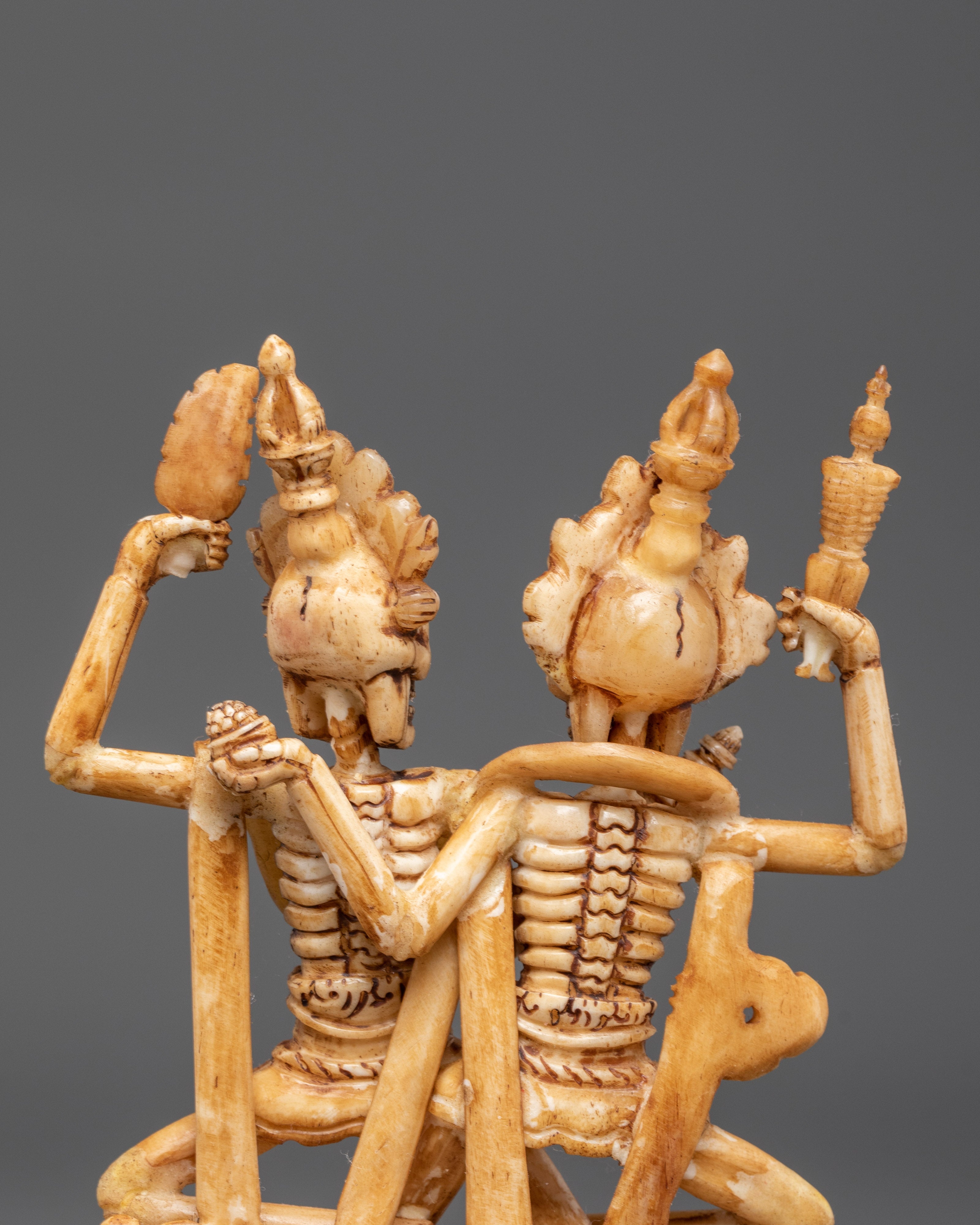 Chitipati Buddhist Protector Deity Bone Craving | A Buddhist Symbol of Protection