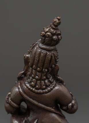 Statue of Black Dzambhala | Tibetan Wealth Deity