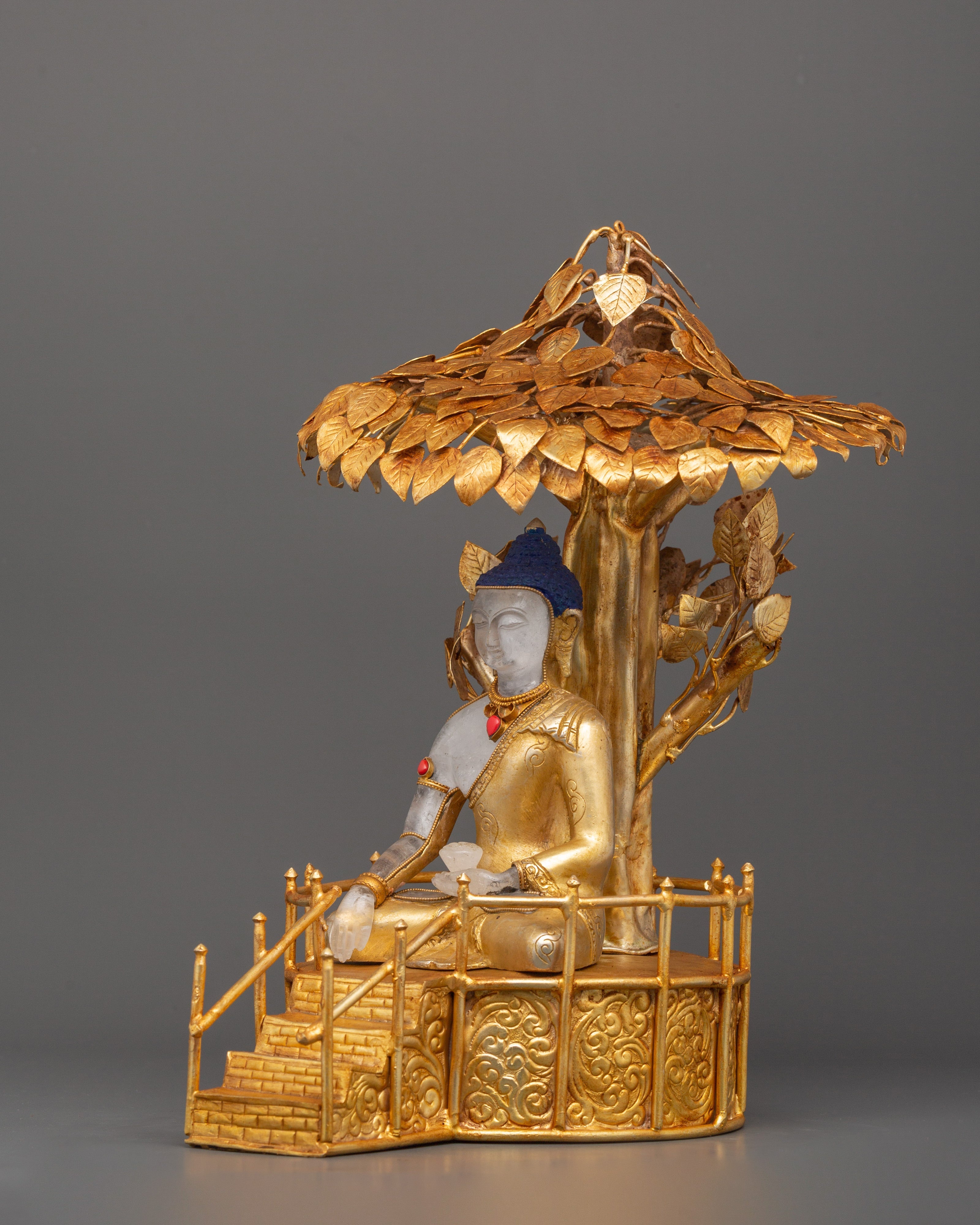 Shakyamuni Buddha under Bodhi Tree | Buddhist Home Decor