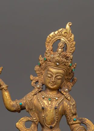 Bodhisattva Statue with Antique Finish | Altar and Shrine Craft