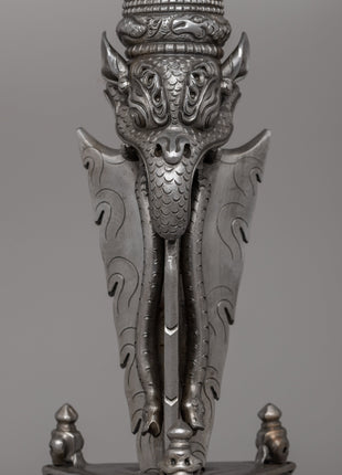 Handcrafted Iron Vajra Phurba |  A Sacred Tibetan Ritual Artifact