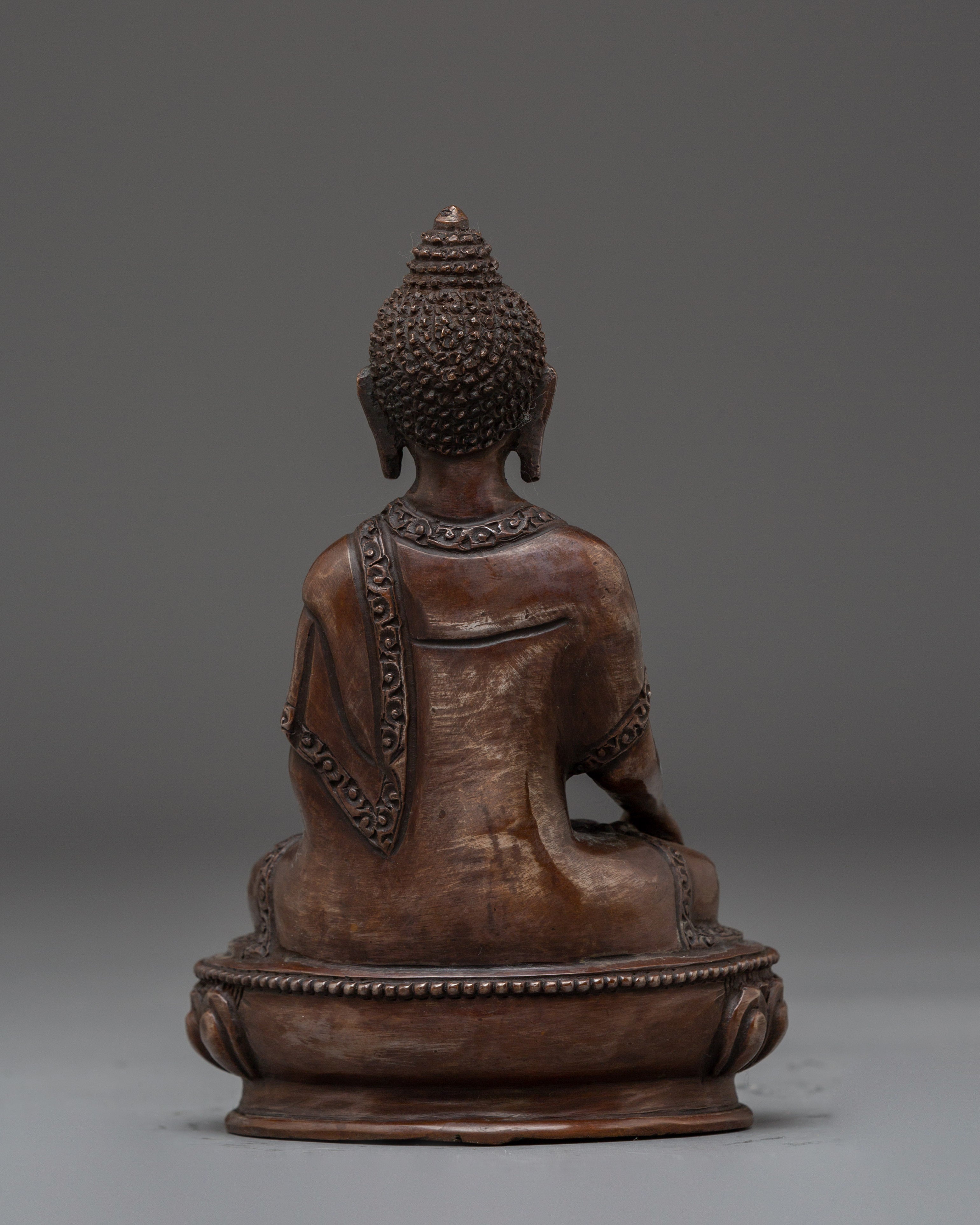 Oxidized Statue of Historical Gautama Buddha | Buddhist Spiritual Decor