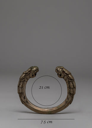 Dragon Headed Bracelet | Intricately Designed Cuffs