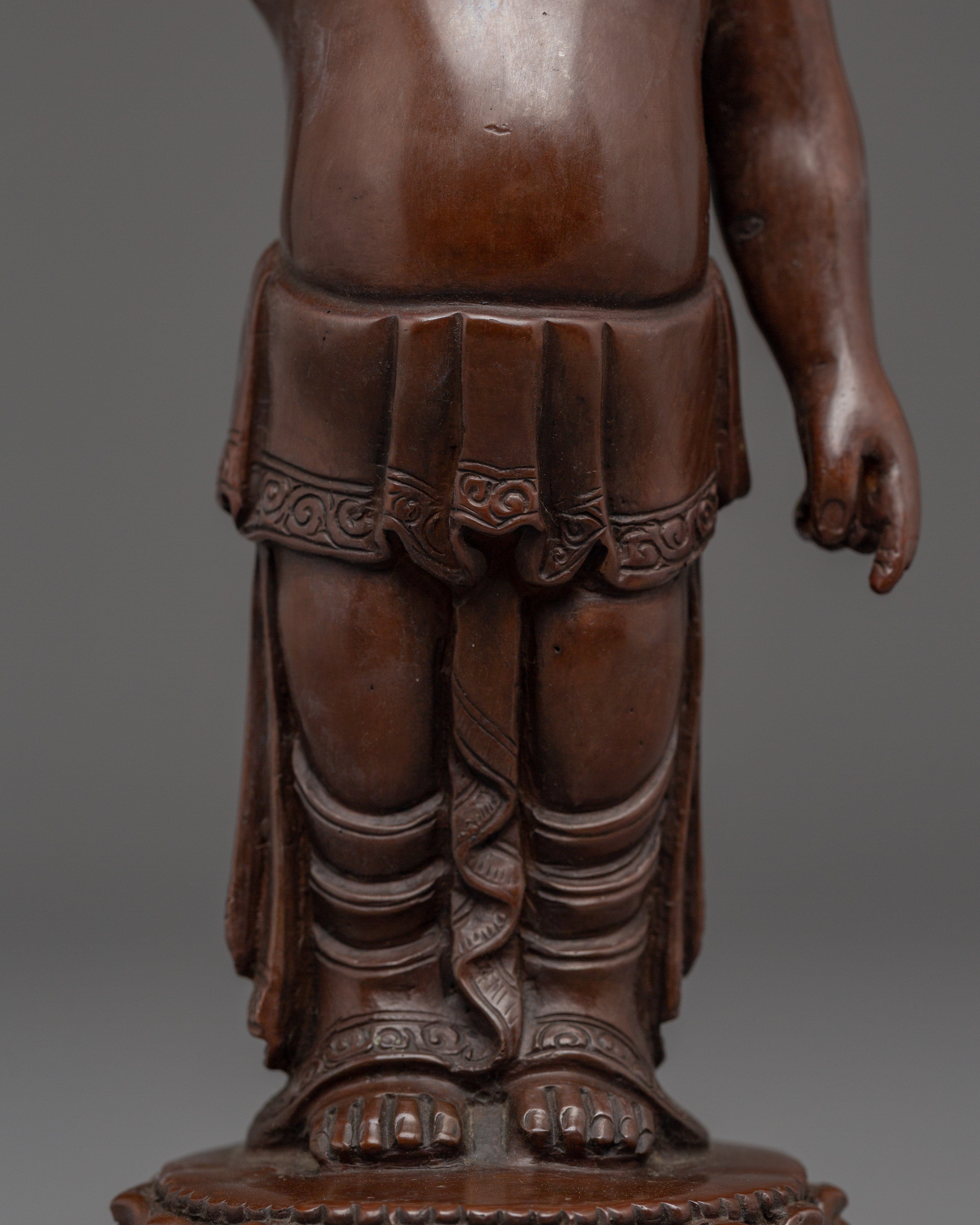 Handcrafted Little Buddha Statue | Meditation Sculpture for Home Altar