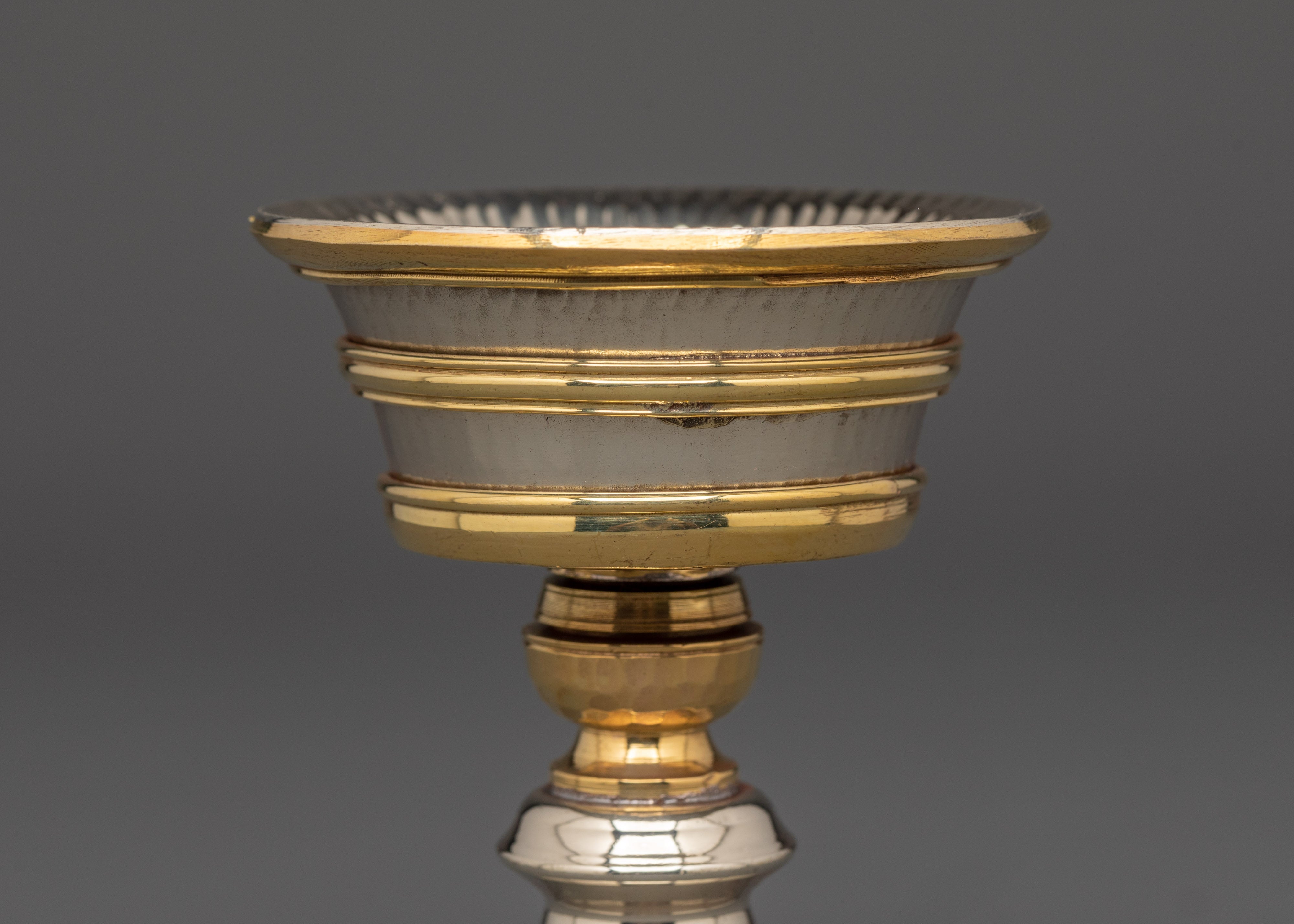 Handcrafted Sacred Butter Lamp for Tibetan Rituals and Meditation | Meditation & Puja Lamp
