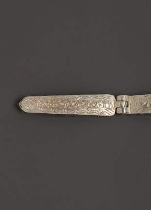 Traditional Tibetan Belt | Silver-Plated White Metal