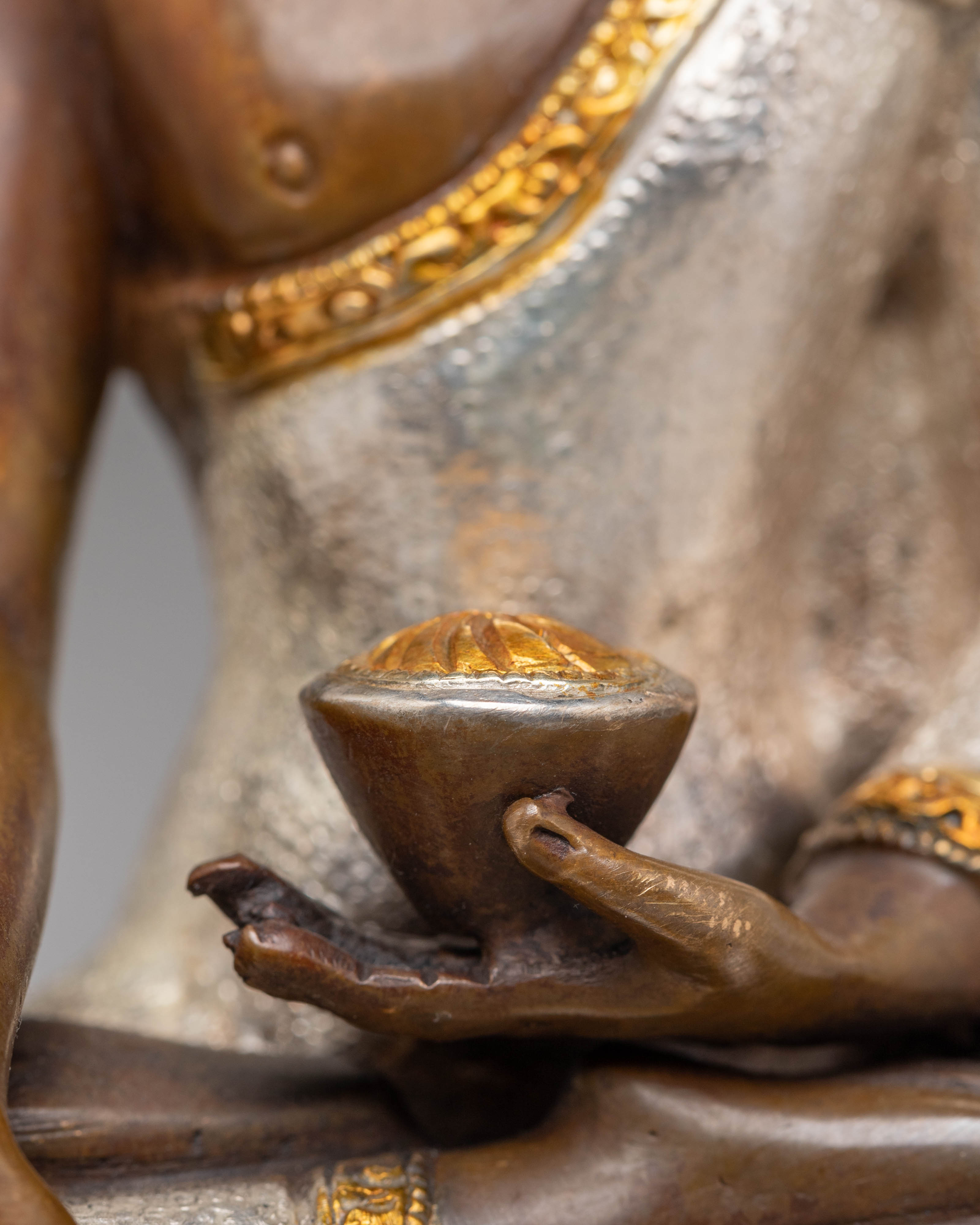 Handmade Buddhist Gautam Buddha Statue | Peaceful Shakyamuni Buddha Art