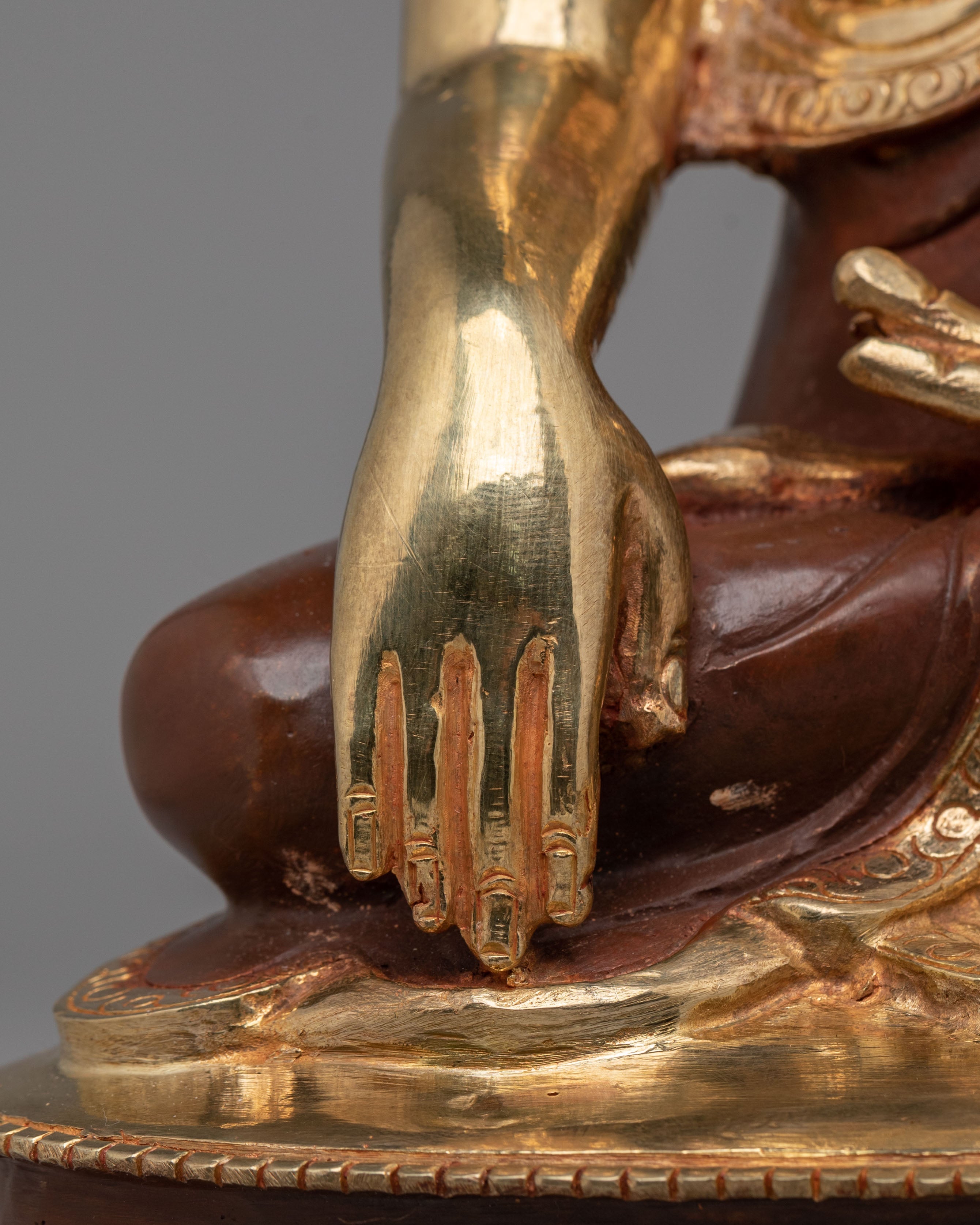 Shakyamuni Buddha Nepal Handmade Statue | Traditional Himalayan Artwork