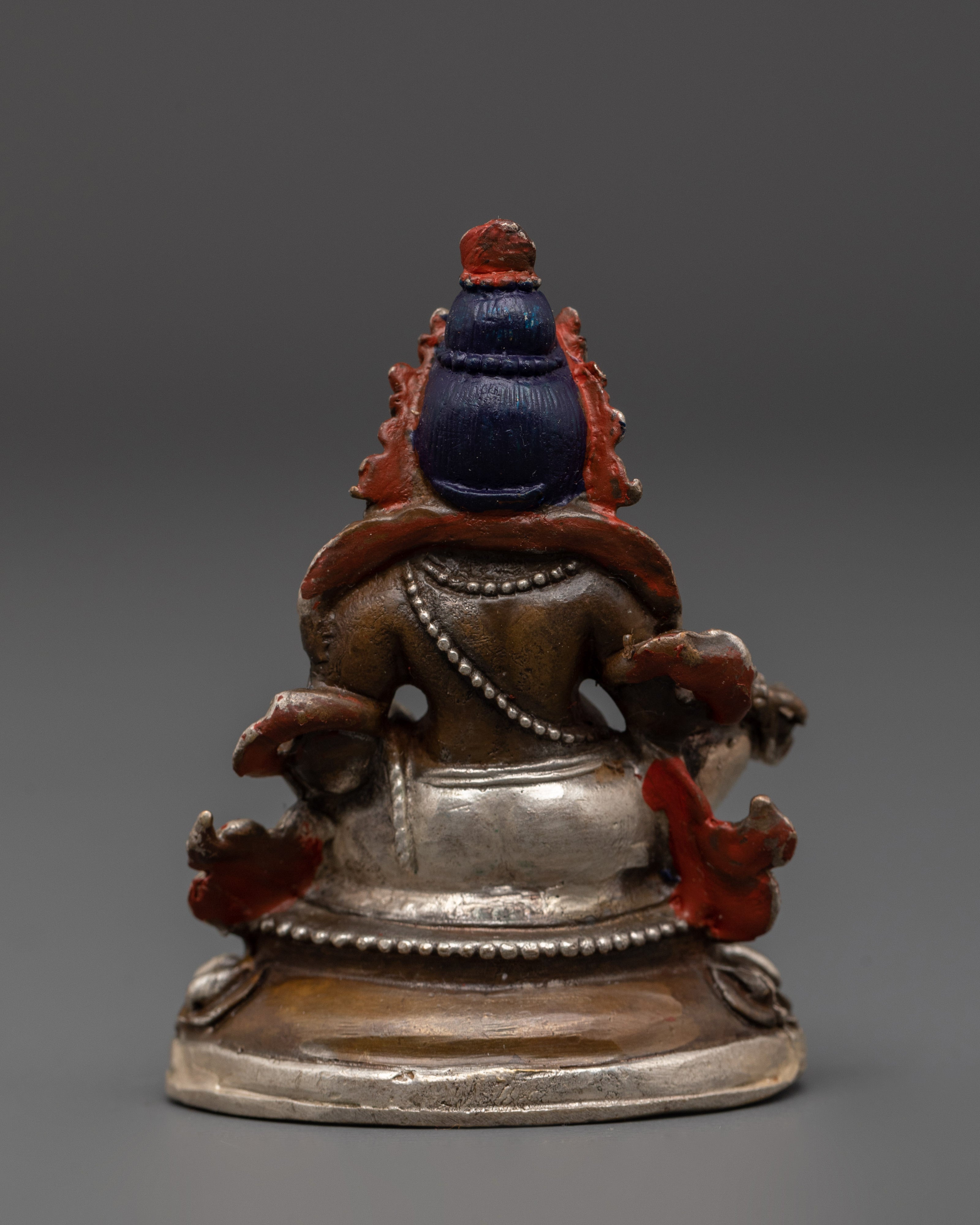 Handmade Dzambhala Wealth Deity Statue | Buddhist Altar Decor