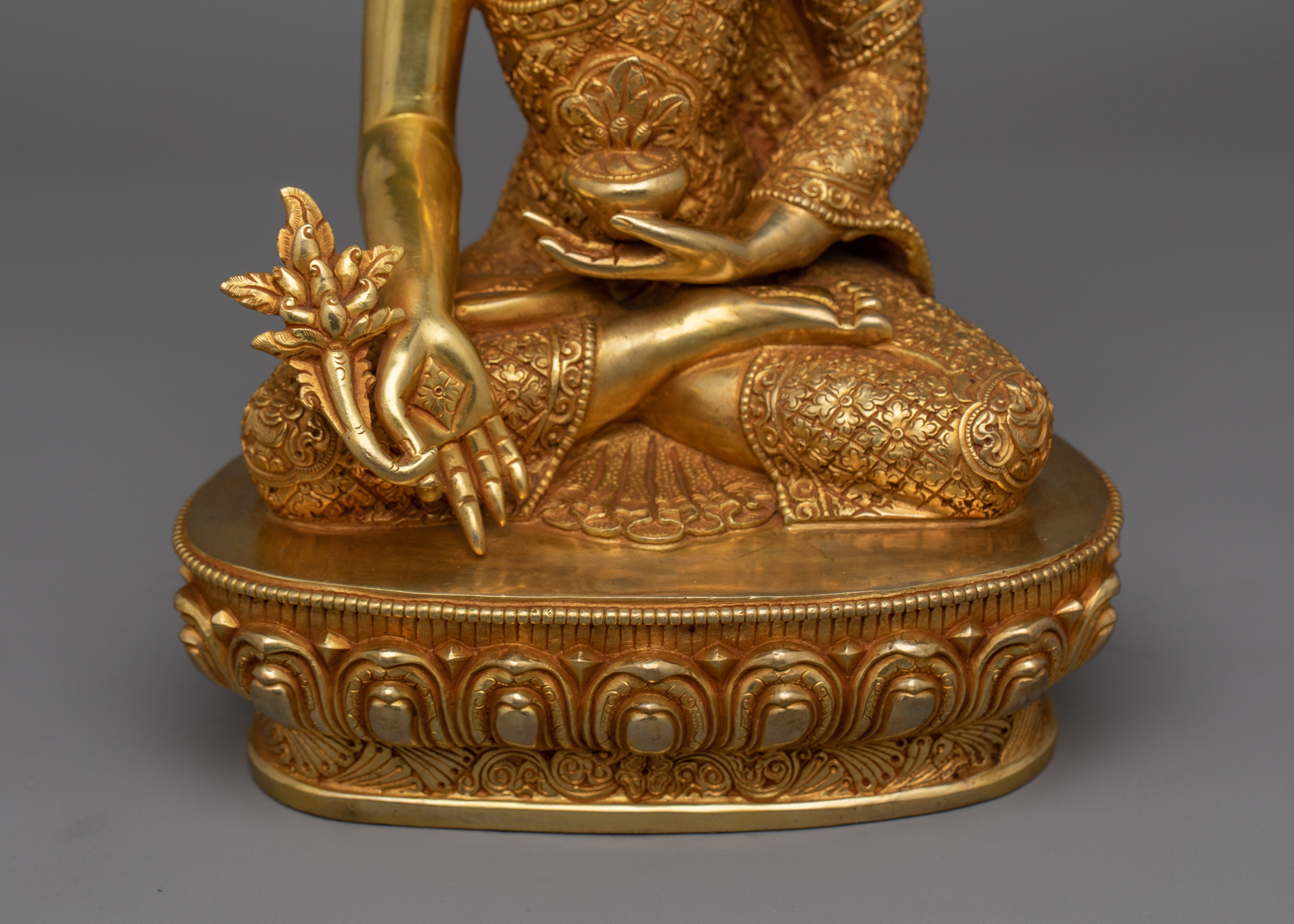 Handcrafted Healing Deity Medicine Buddha | Healer of the Mind and Body