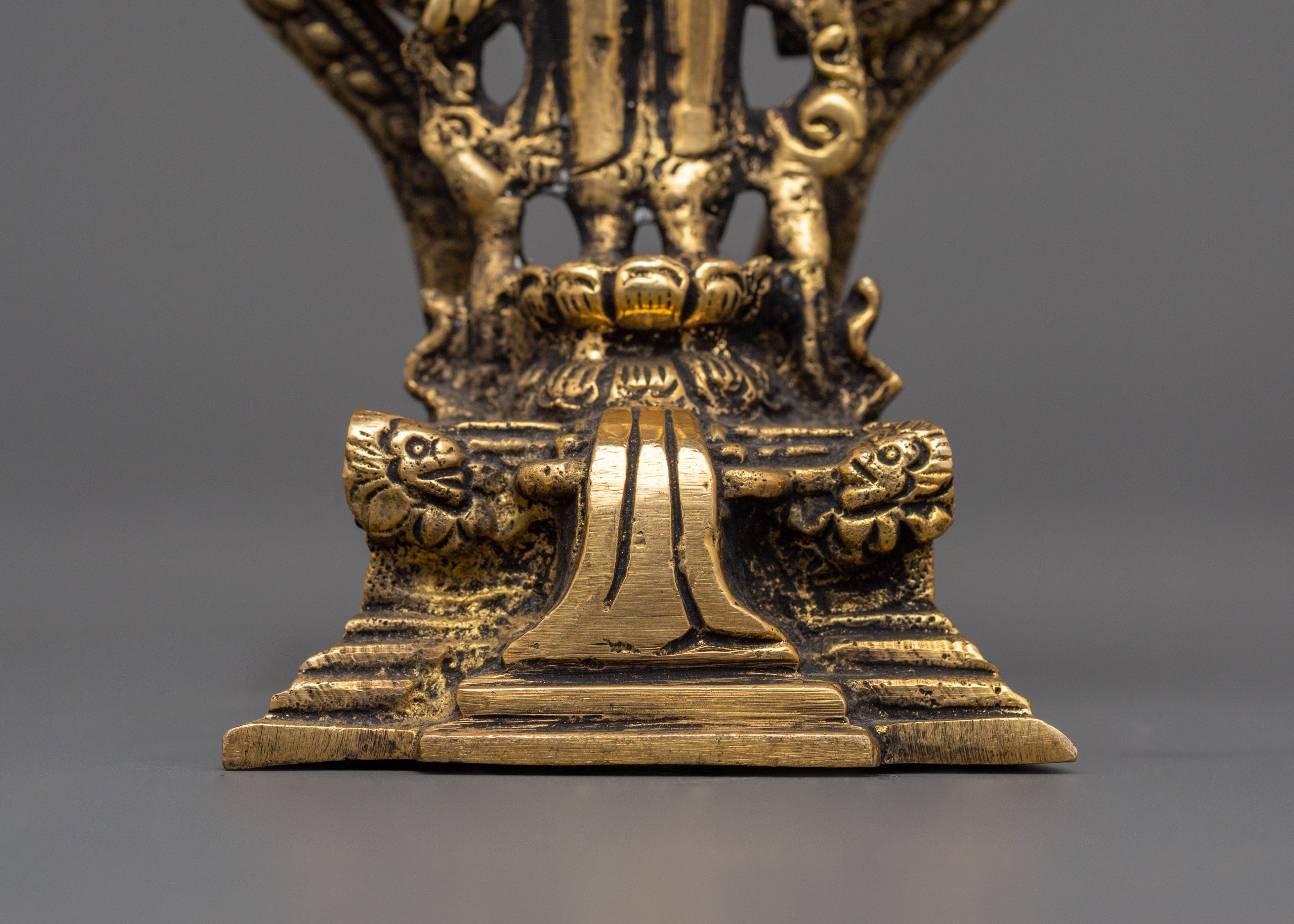 1000-Armed Chenresig Brass Statue | Avalokiteshvara Bodhisattva Sculpture