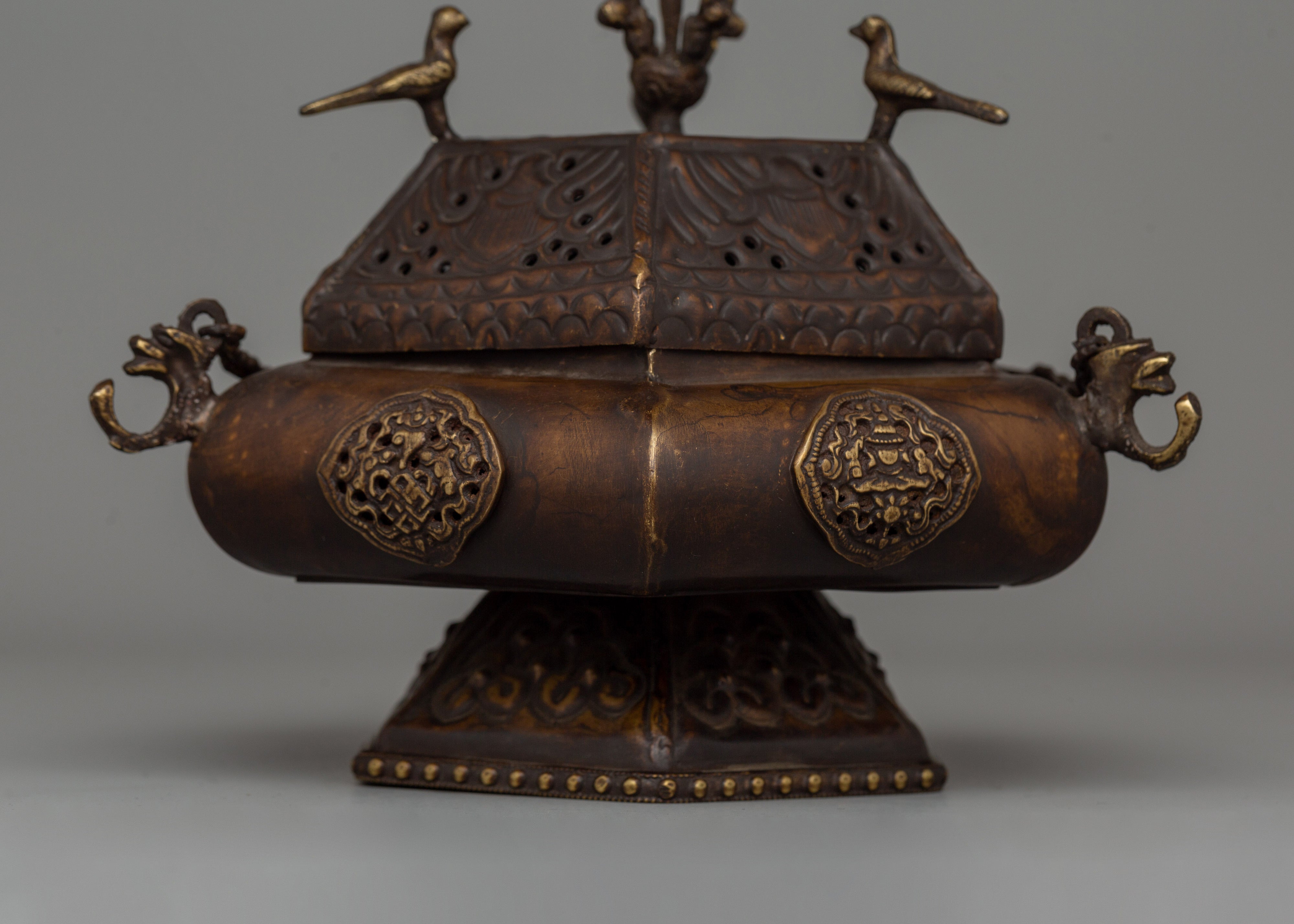 Hanging Brass Incense Burner | Sacred Tool for Relaxation and Spiritual Practices