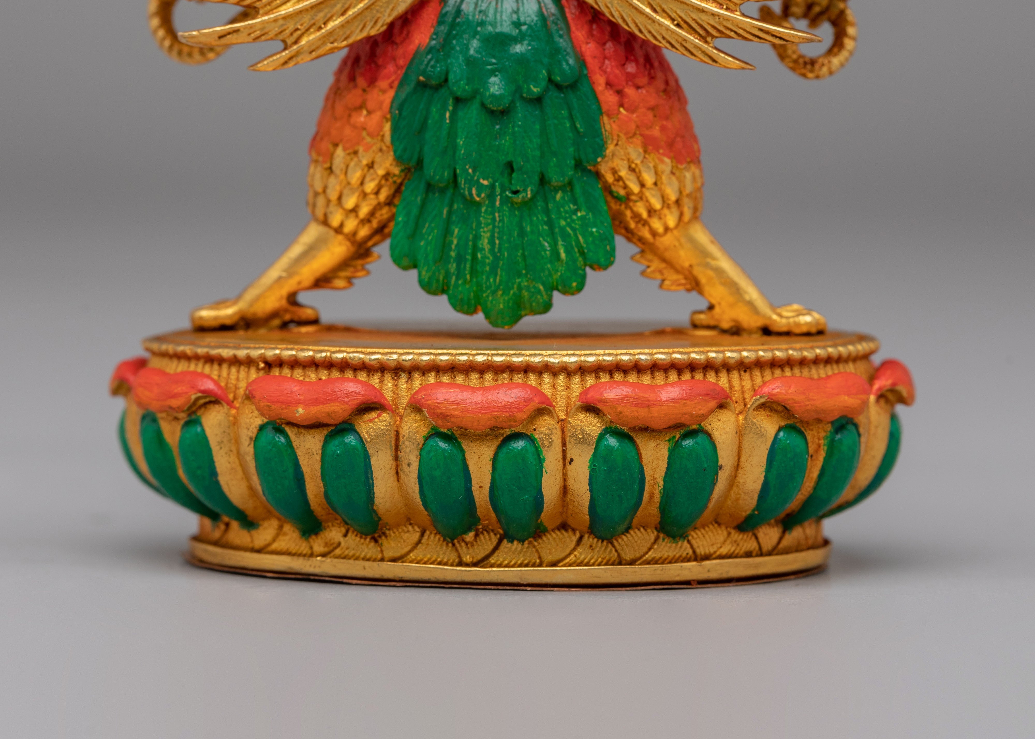 Tibetan Scared Buddhist Garuda Statue | Bird Deity Figurine