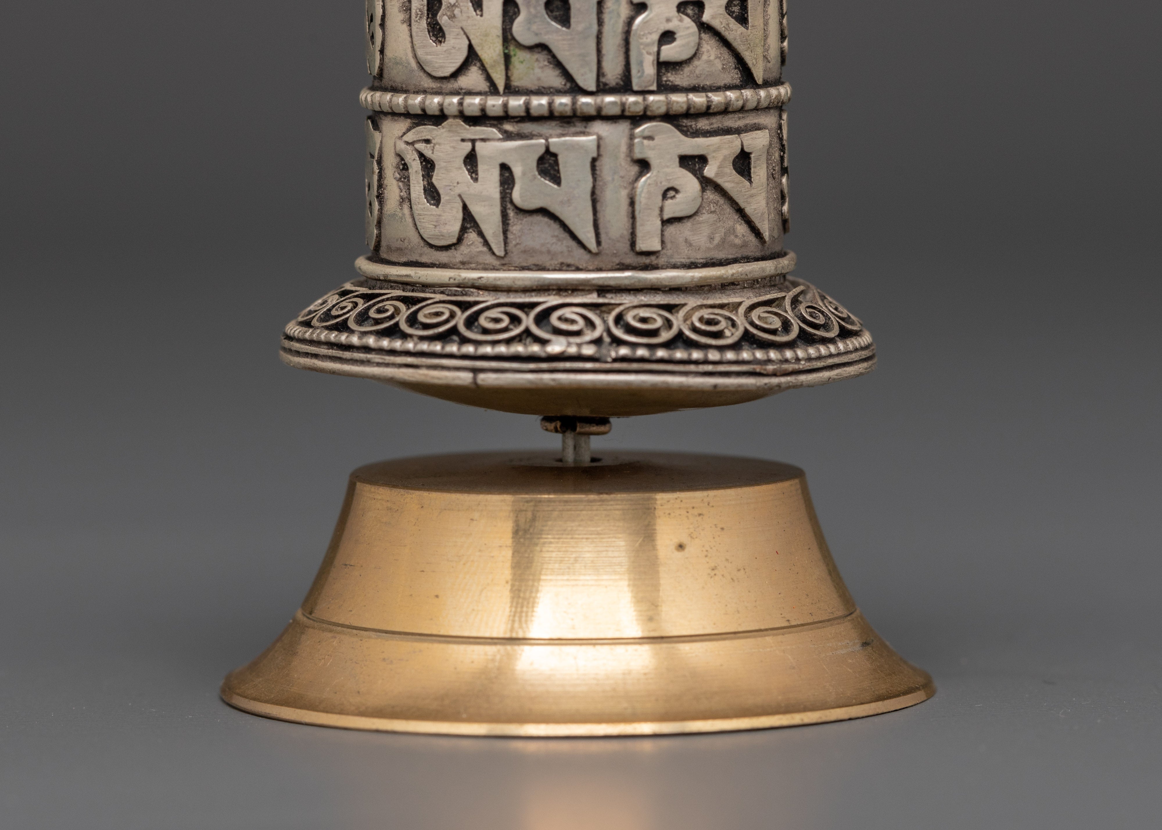 Buddhist Religious Prayer Wheel |  Spiritual Healing Wheel for Meditation