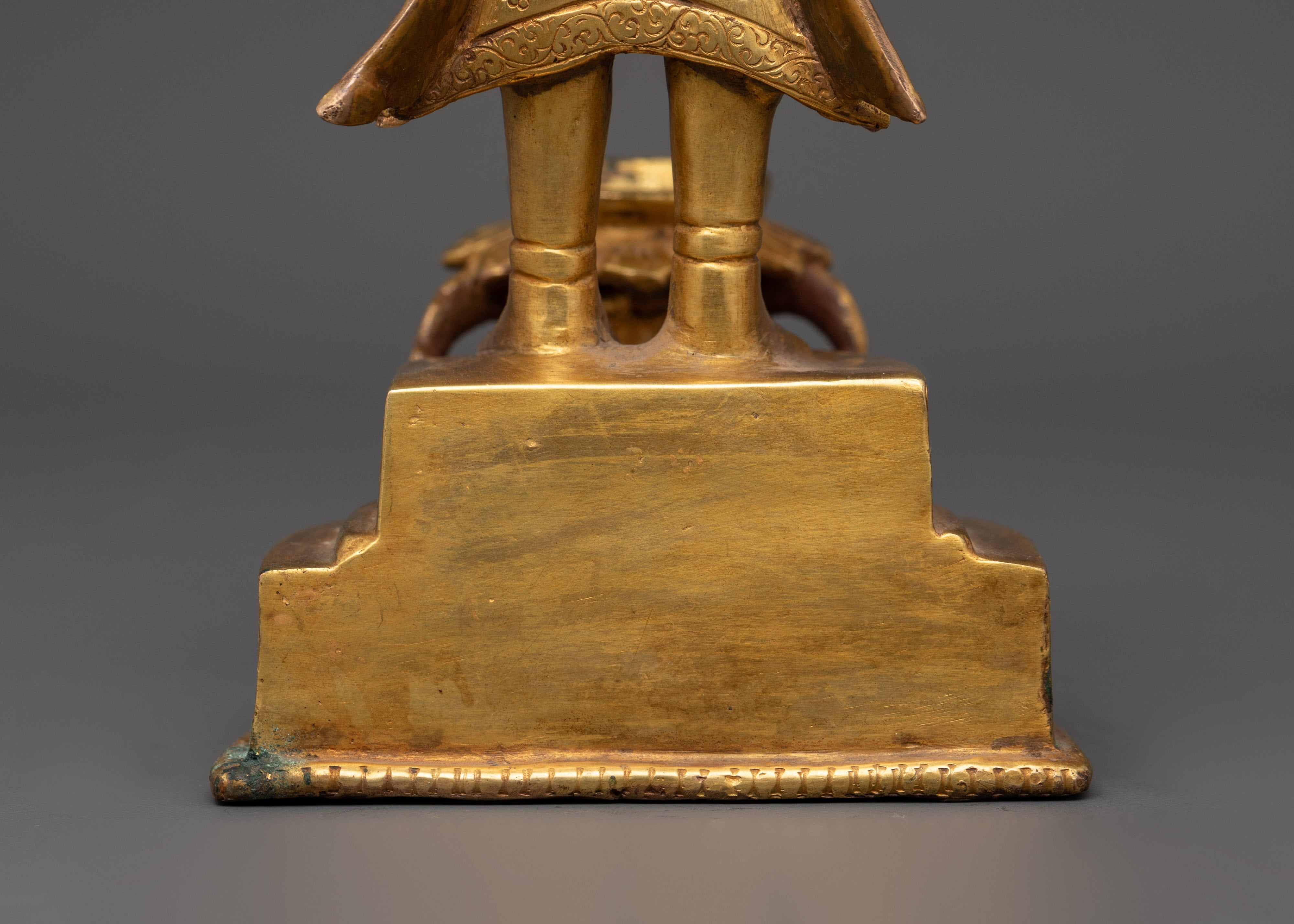 Newari Sculpture with Oil Lamp | Ritual Decor and Spiritual Light Offering