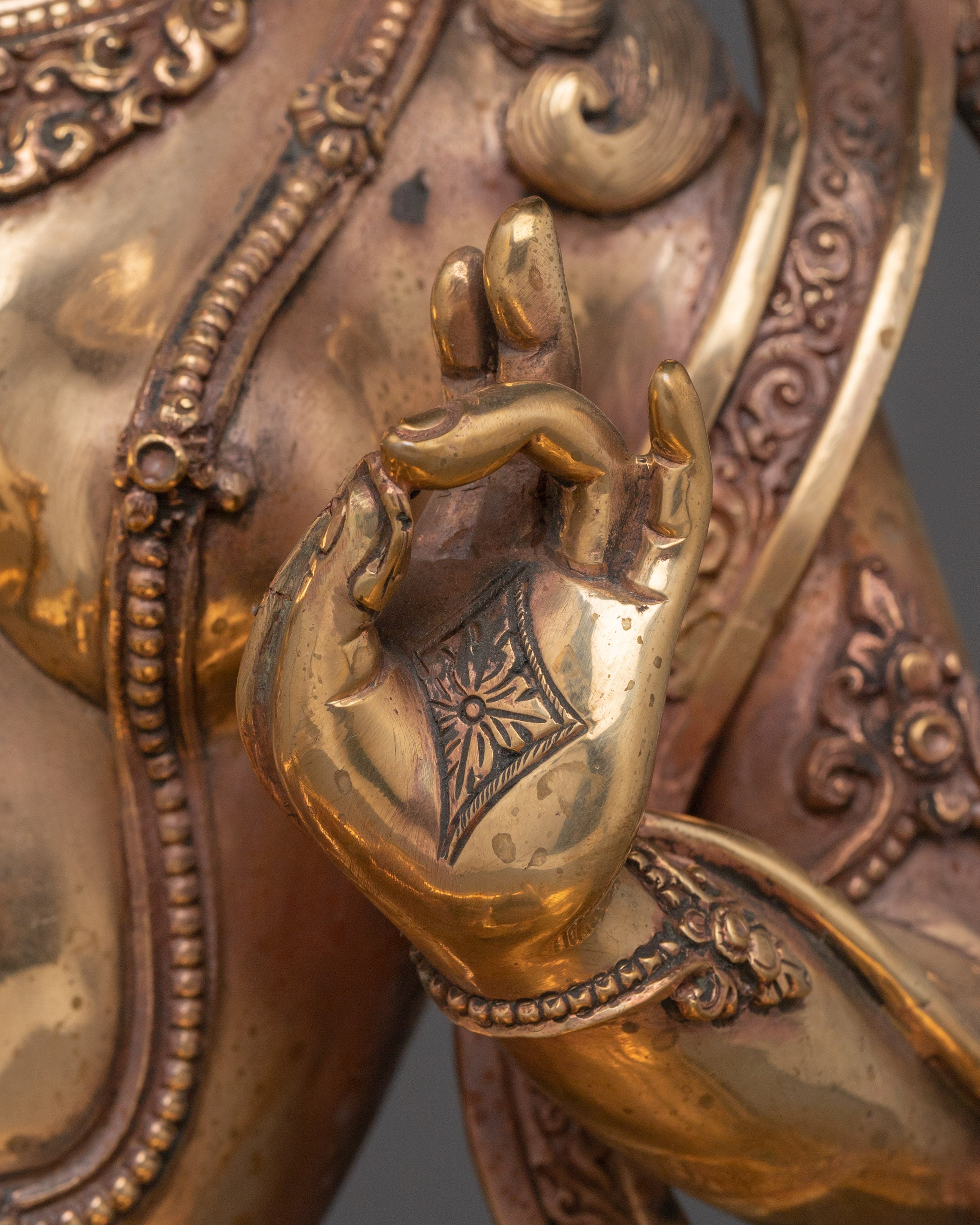 Sacred Compassion Deity Green Tara Statue | Tibetan Buddhist Goddess