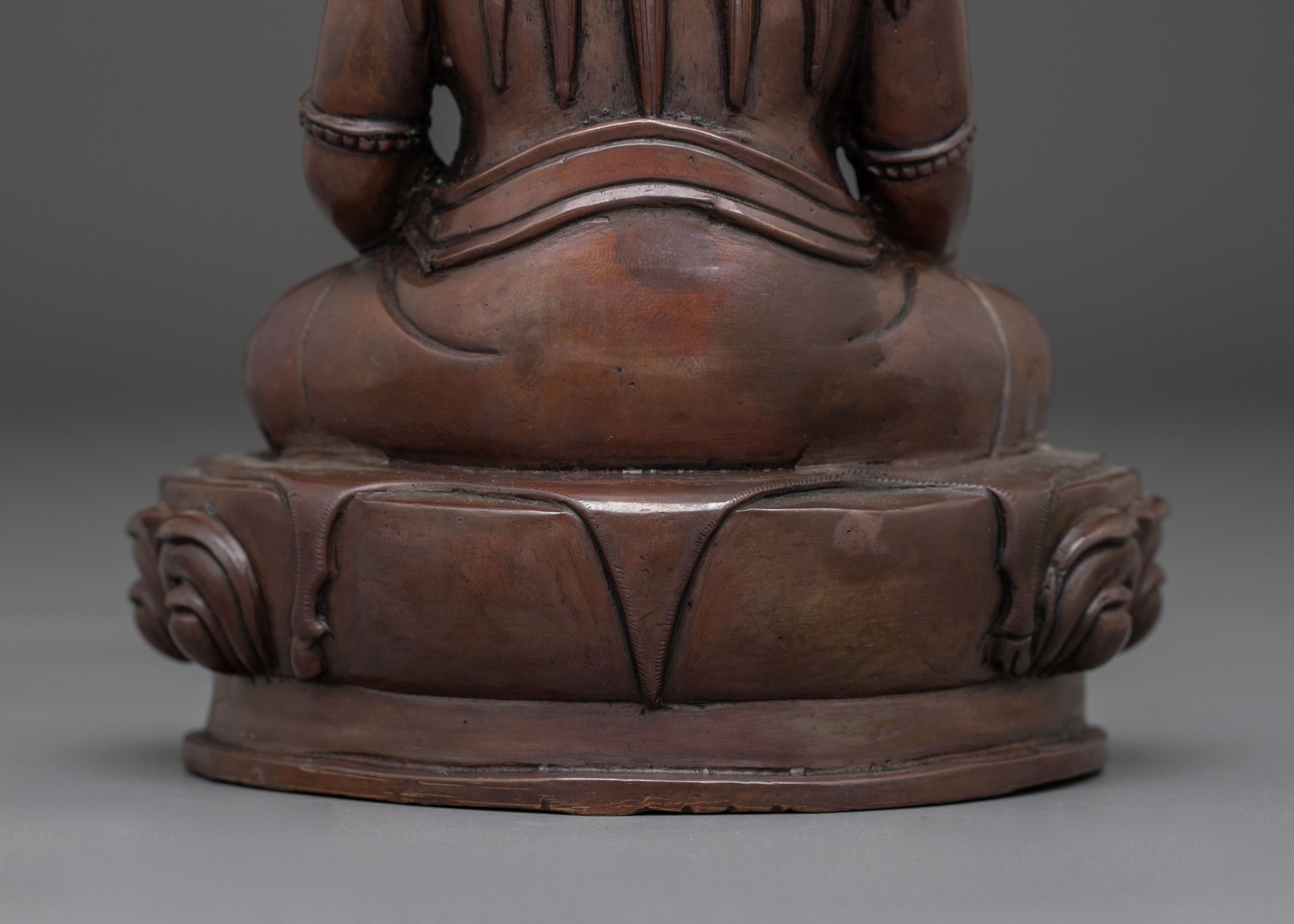 Oxidized Thangtong Gyalpo Figurine | Visionary Tibetan Saint