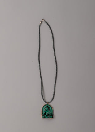 Dzambhala Copper Locket | Spiritual Protection Pendant