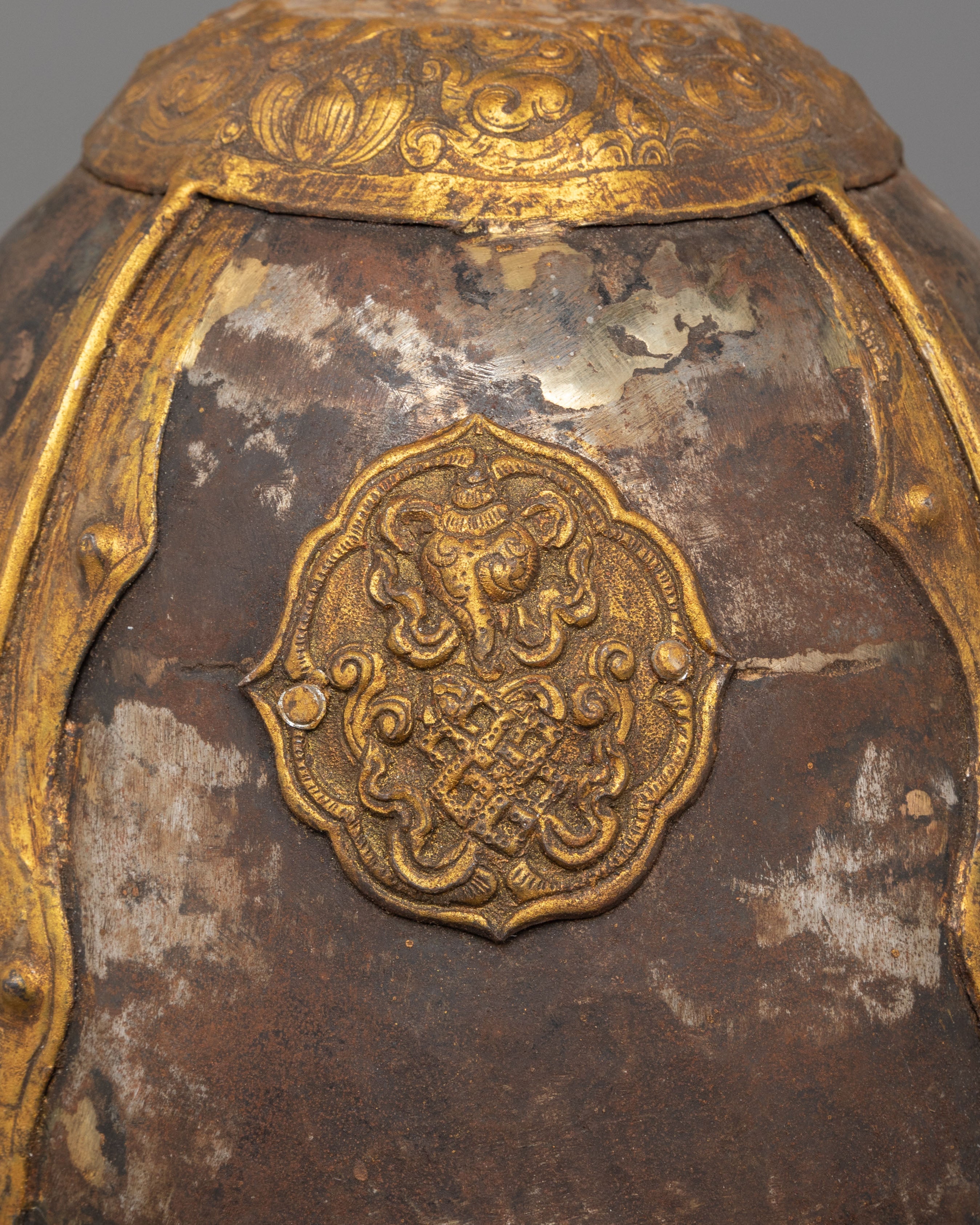 Handcrafted Spiritual Ceremonial Crown | Tibetan Buddhist Ritual Headpiece